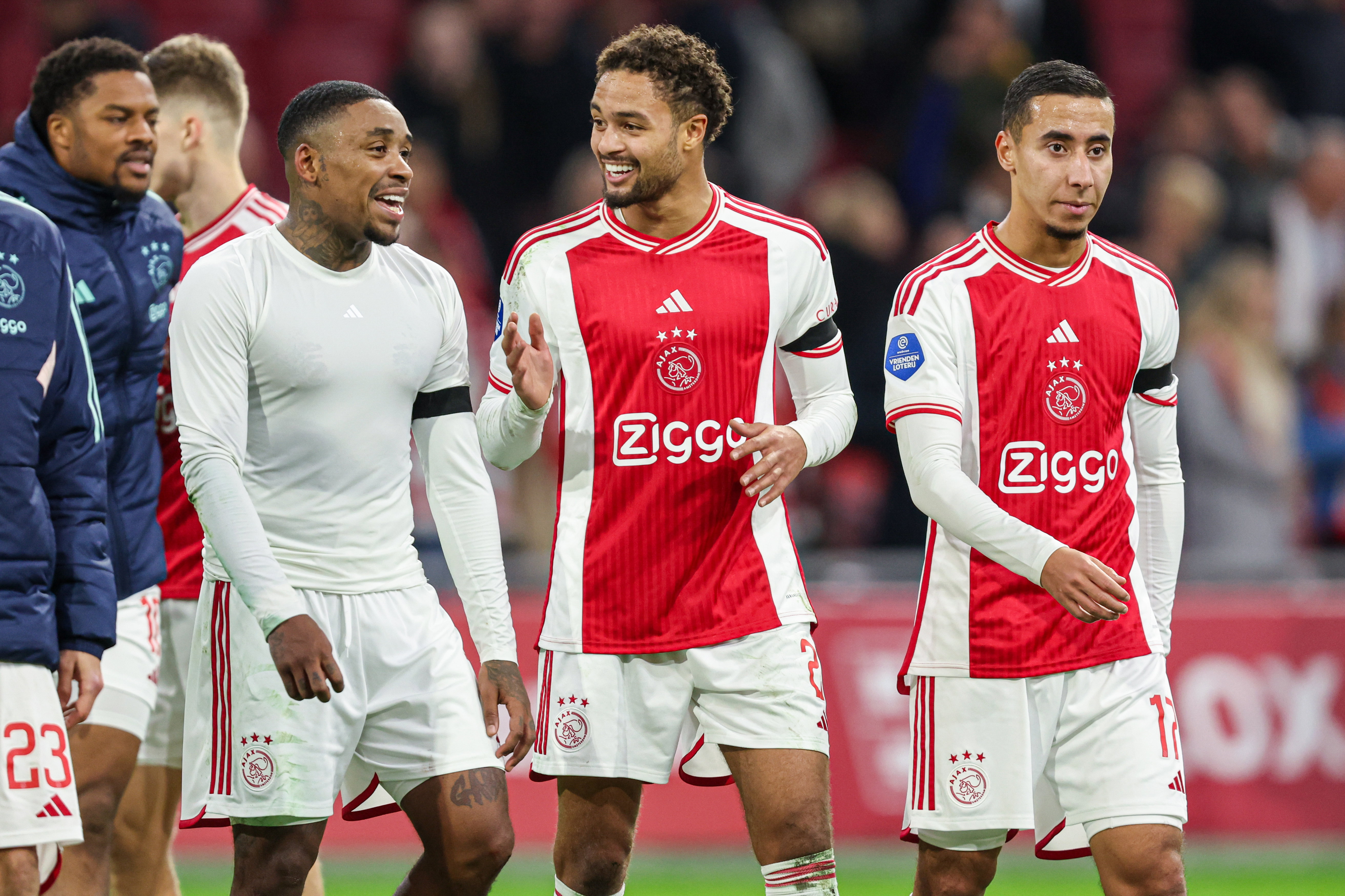 Steven Bergwijn, Ajax, Devyne Rensch en Anass Salah-Eddine