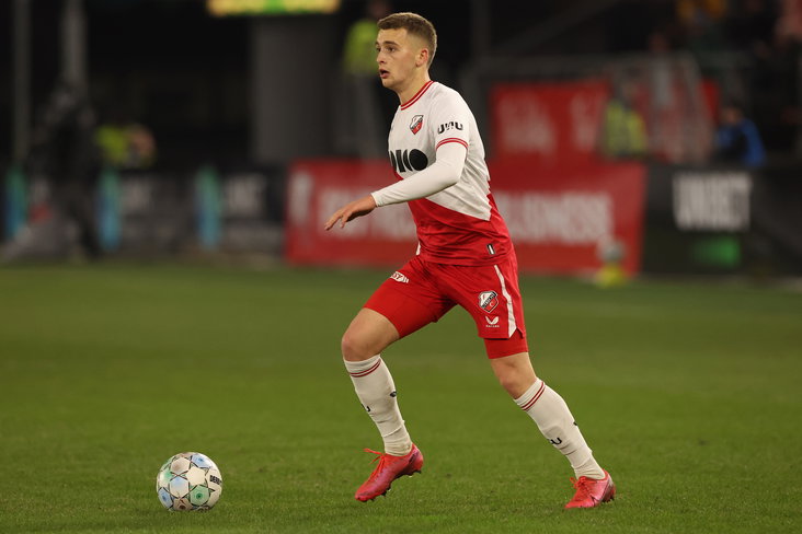 Oscar Fraulo in actie namens FC Utrecht