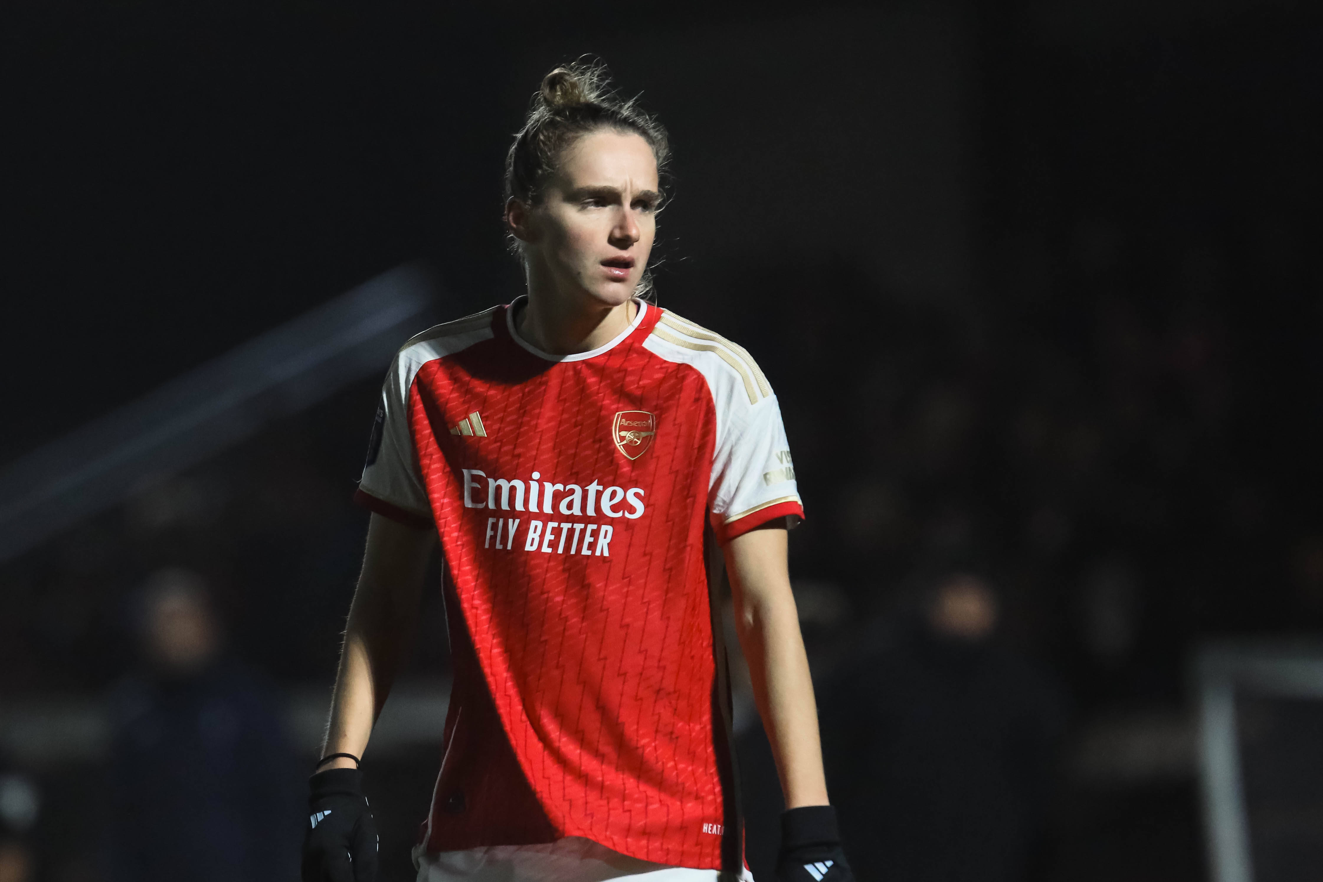 Vivianne Miedema in actie namens Arsenal