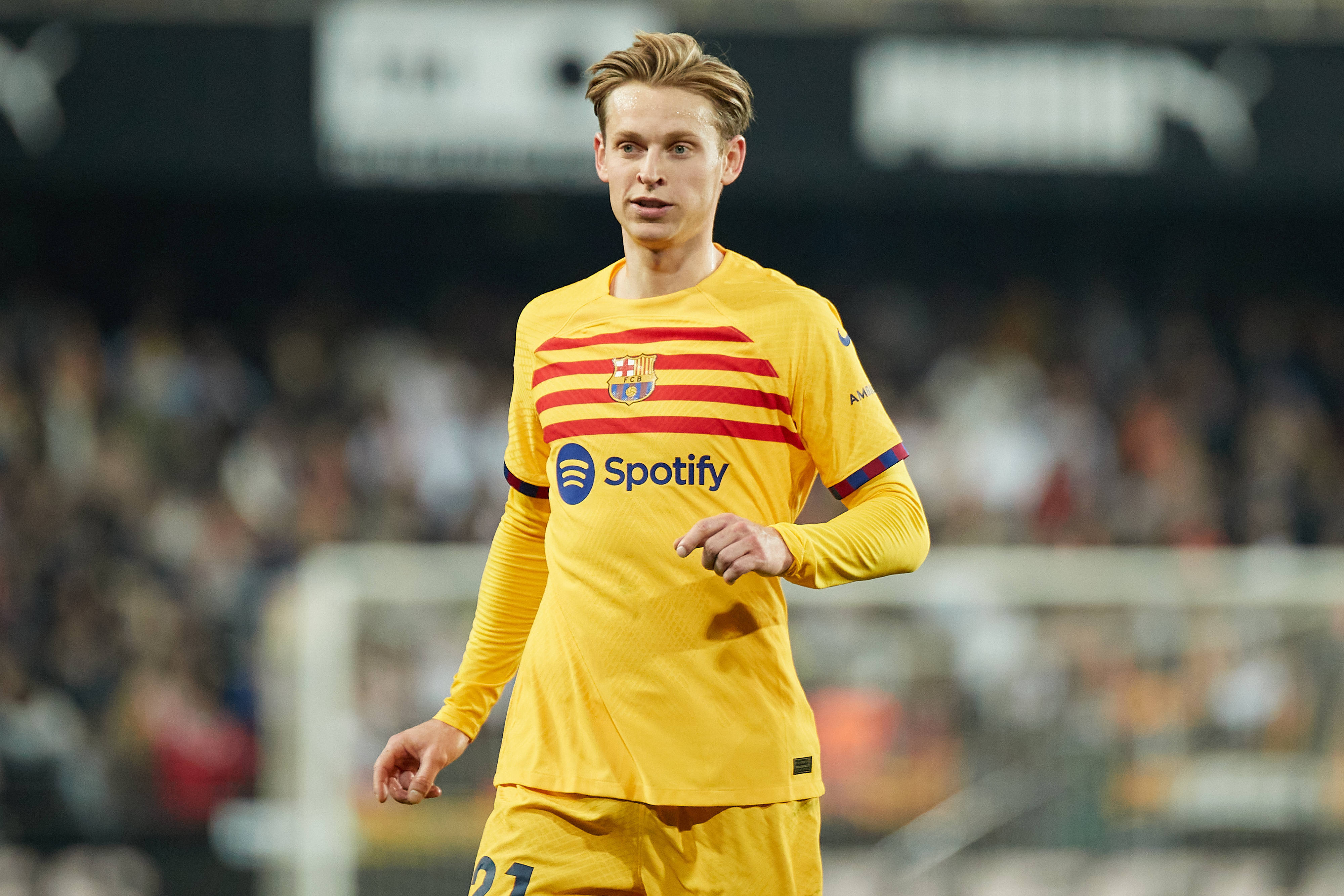 Frenkie de Jong in het shirt van FC Barcelona