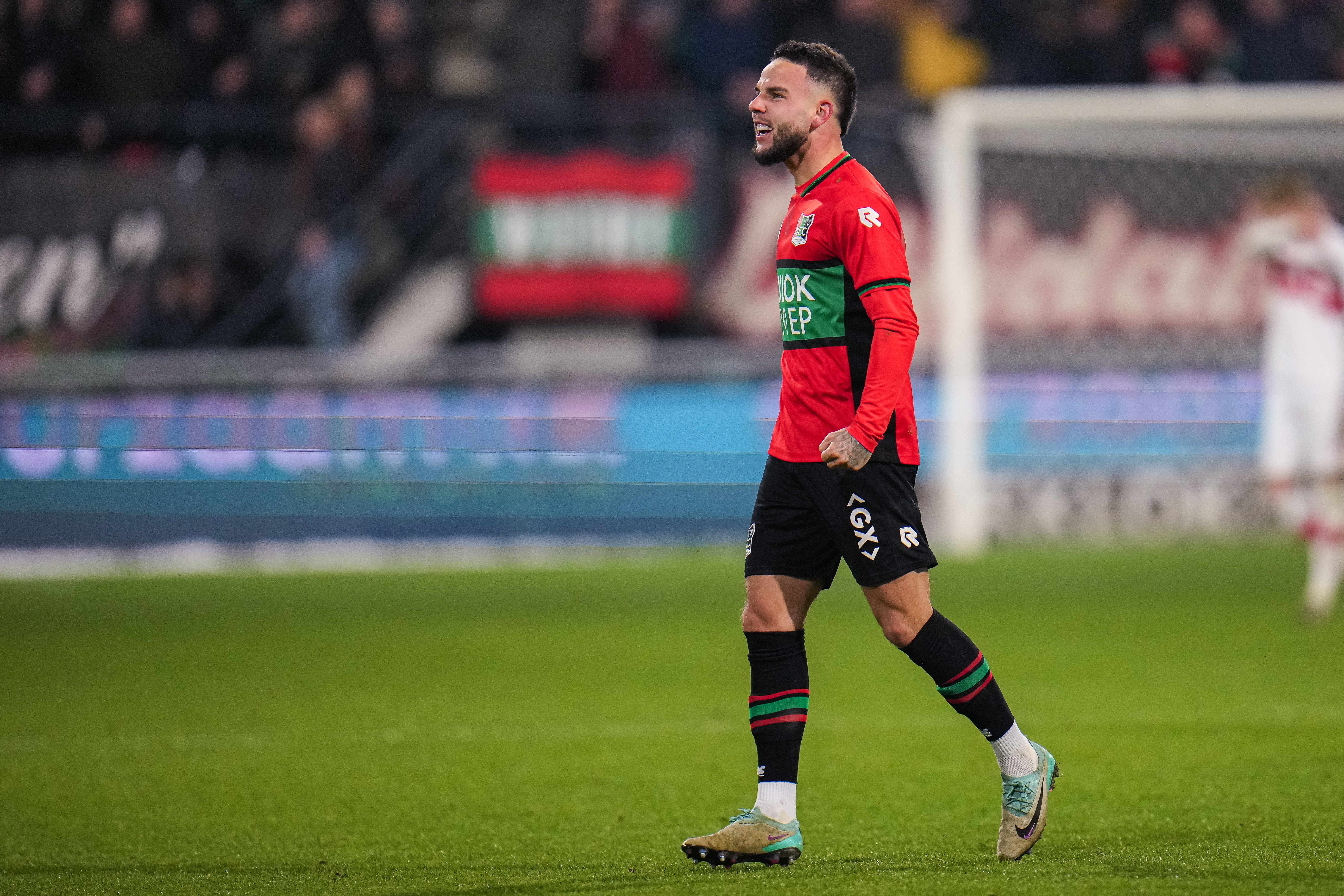 Calvin Verdonk na zijn goal tegen FC Twente