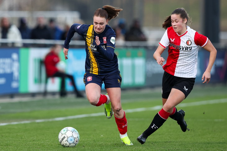 Lucy Heij tegen FC Twente