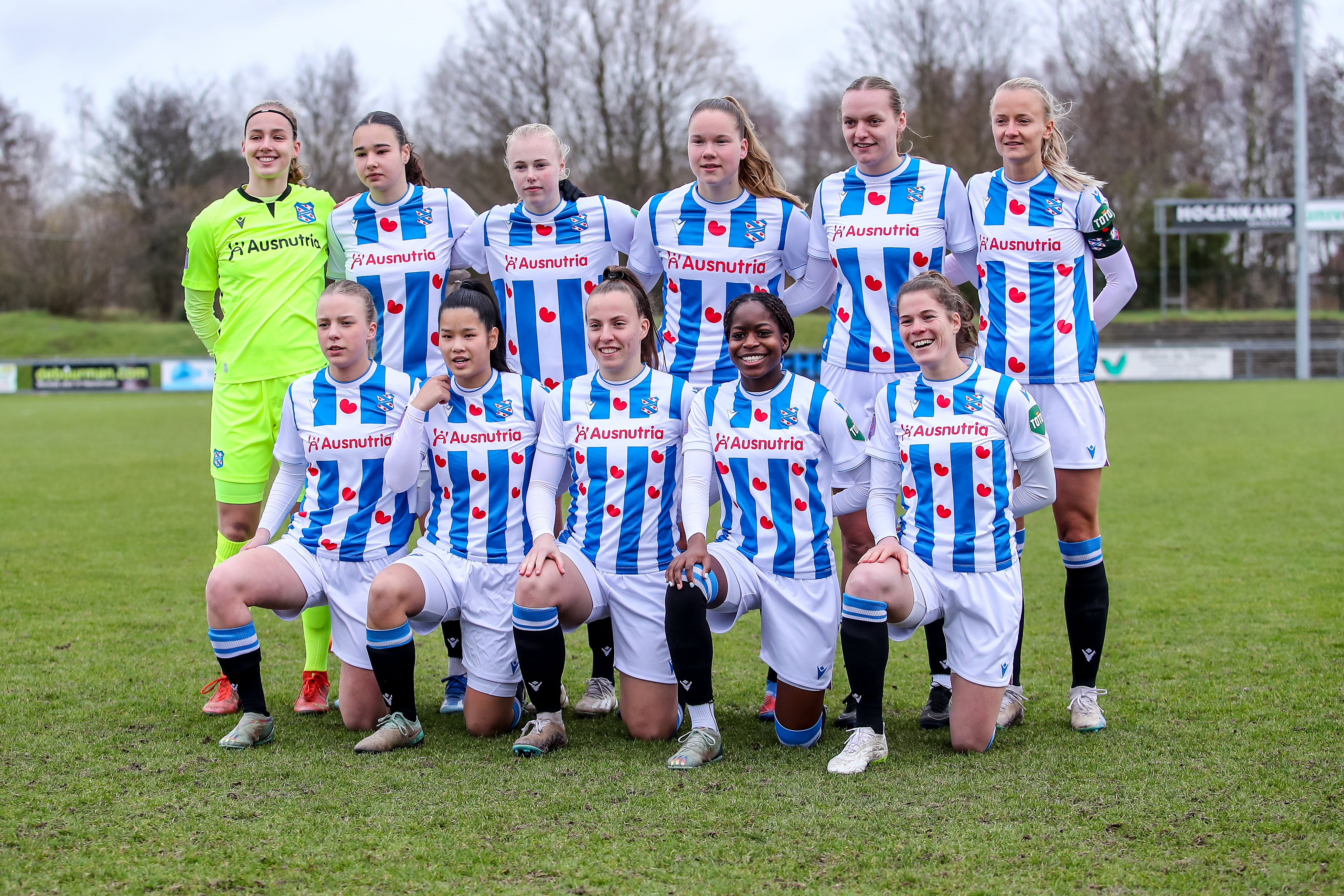 De speelsters van SC Heerenveen