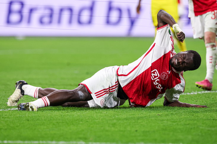 Brian Brobbey boos na een gemiste kans