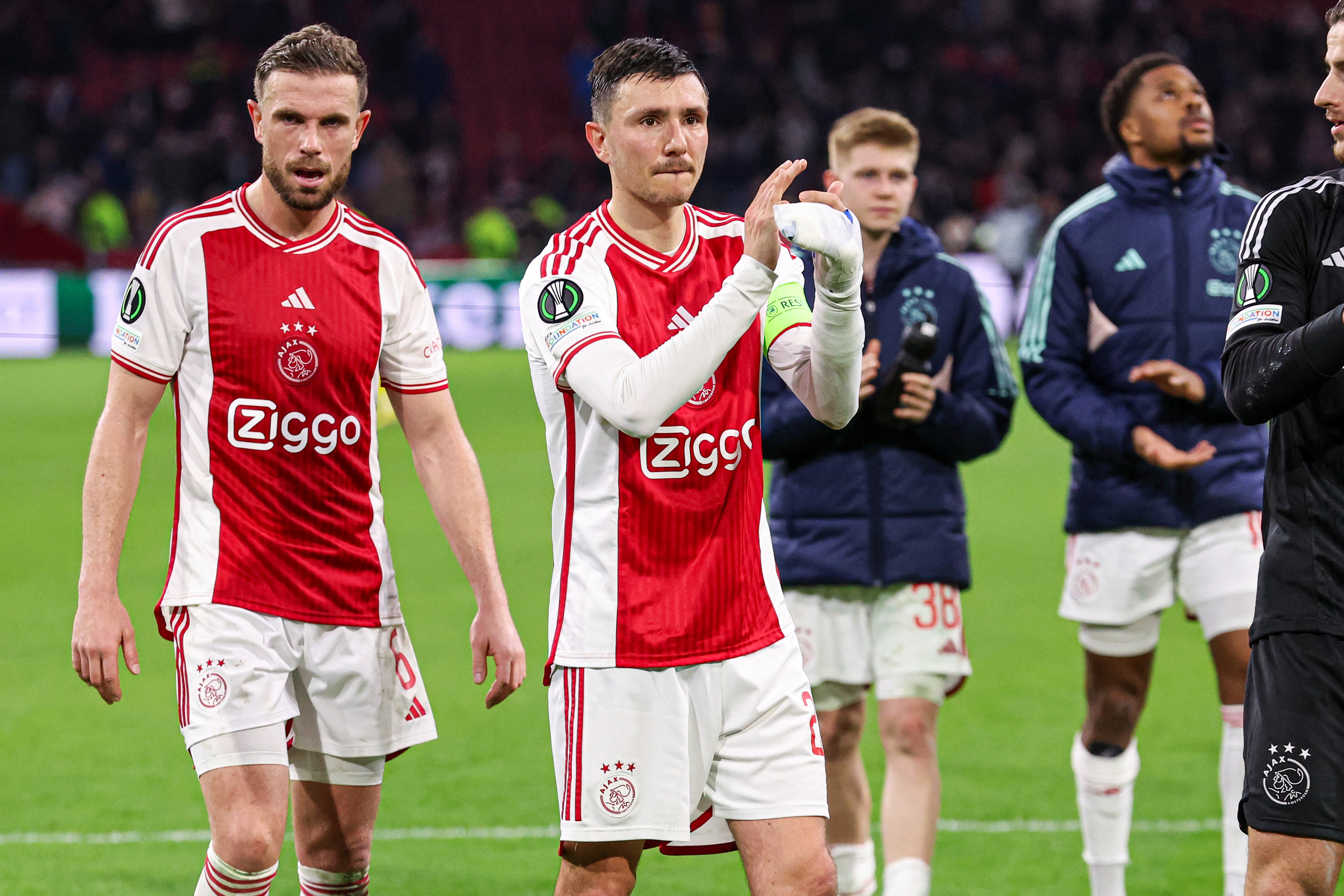 Jordan Henderson en Steven Berghuis