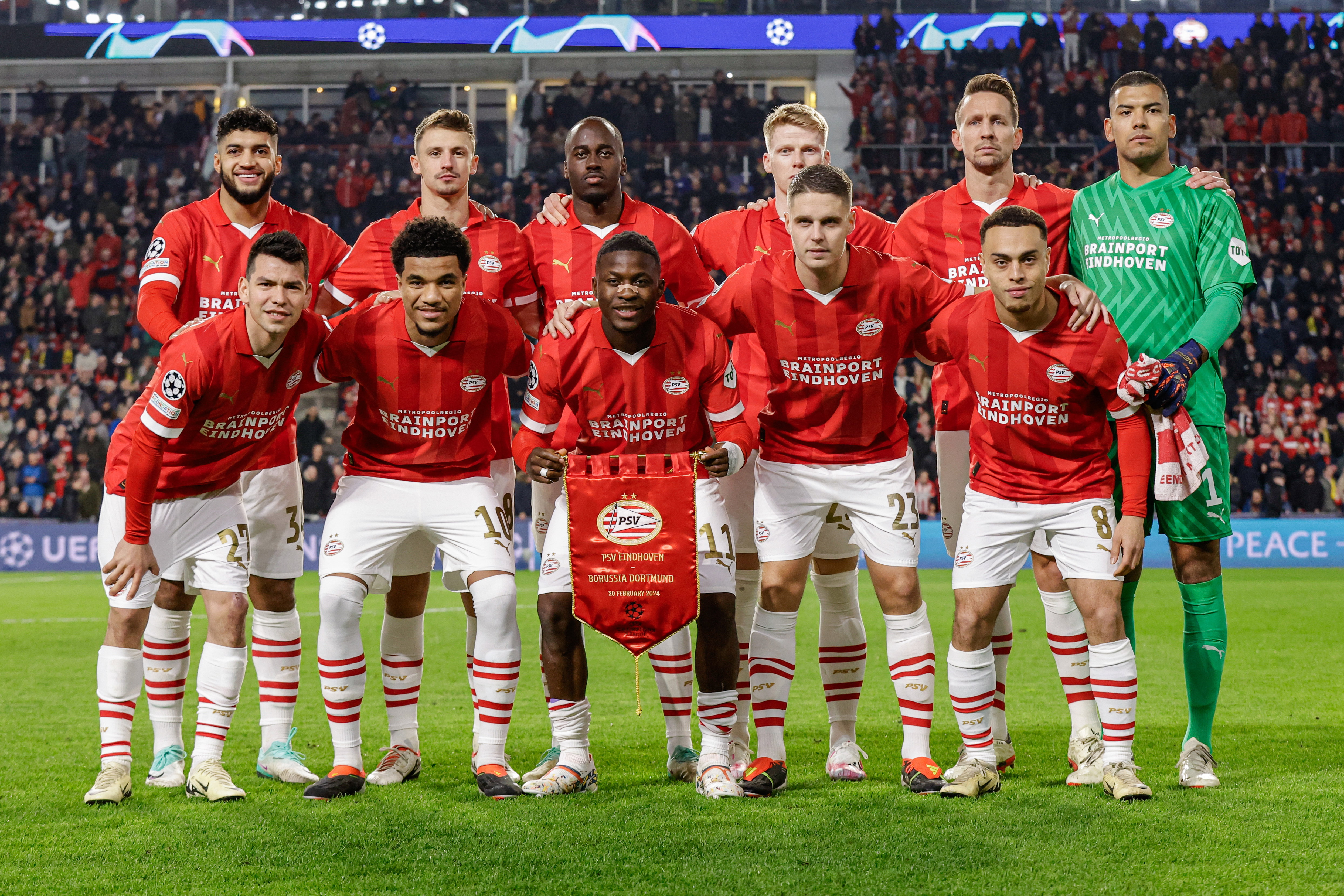 PSV voor het duel tegen Borussia Dortmund
