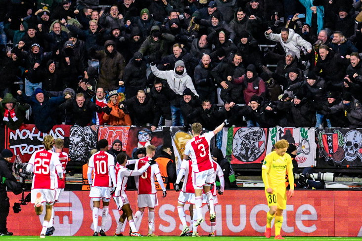 Ajax viert winnende treffer tegen Bodo/Glimt