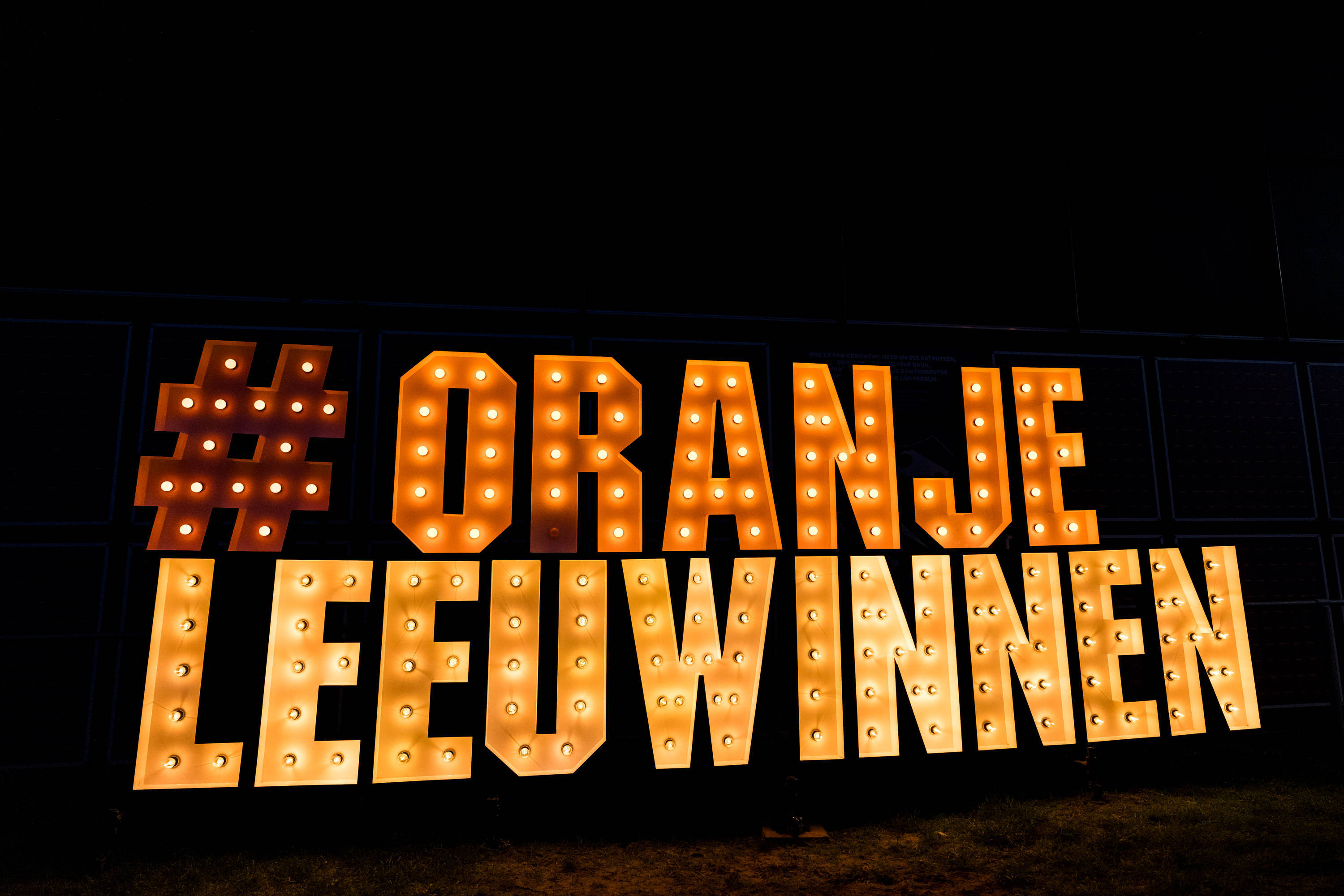 Verlichting van de OranjeLeeuwinnen