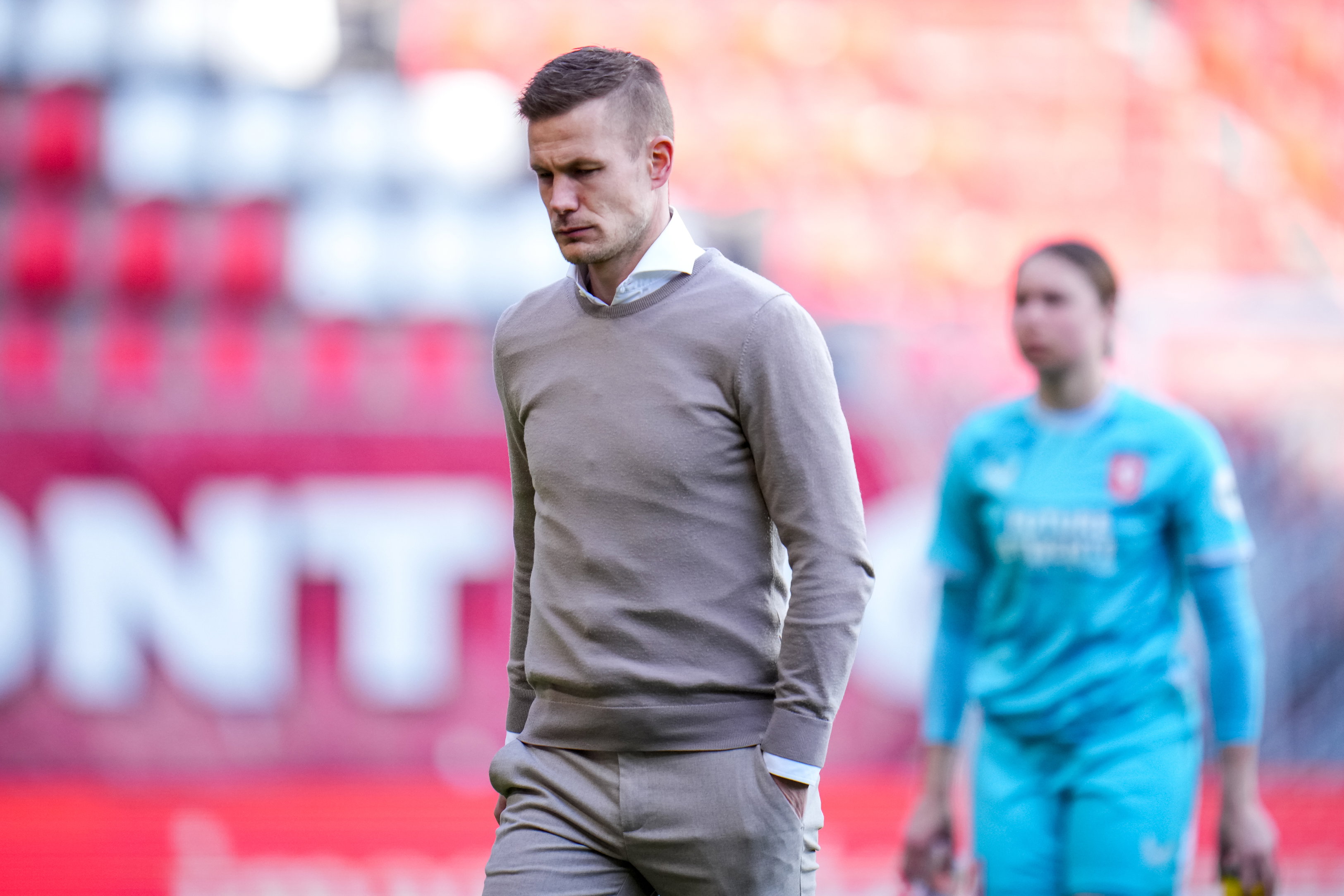 Joran Pot baalt na de nederlaag van FC Twente