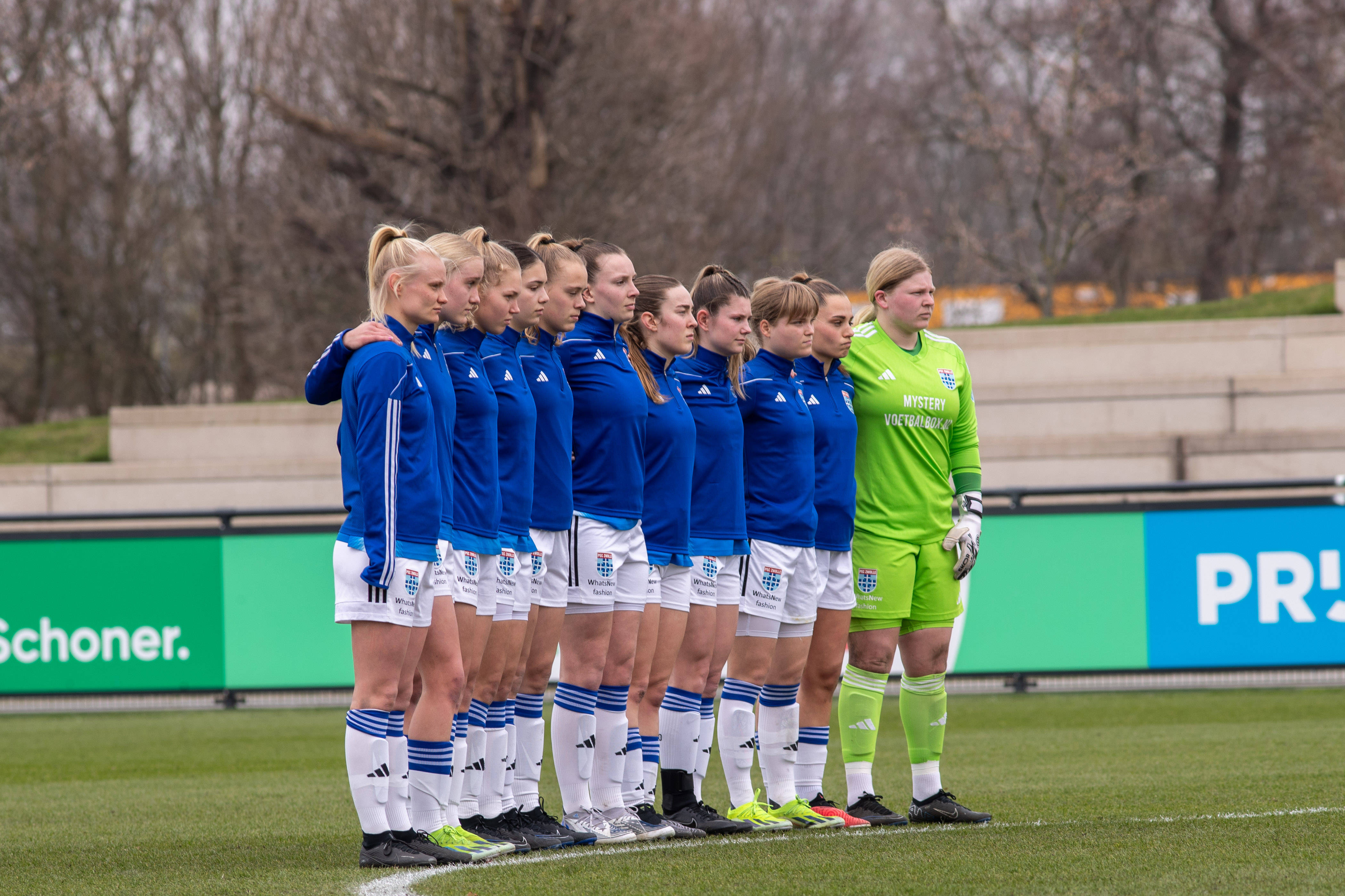 De speelsters van PEC Zwolle