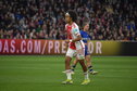 Lily Yohannes (Ajax) in de wedstrijd tegen Chelsea