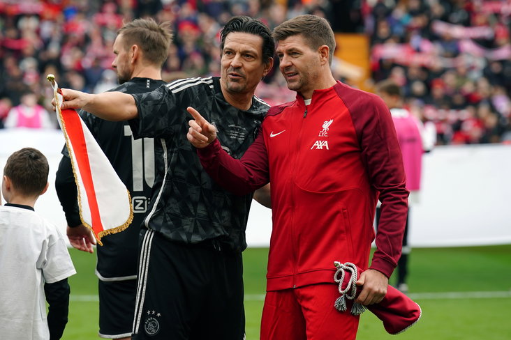 Jari Litmanen en Steven Gerrard