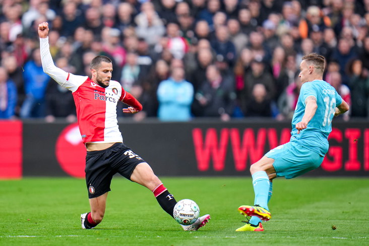 David Hancko tegen FC Utrecht