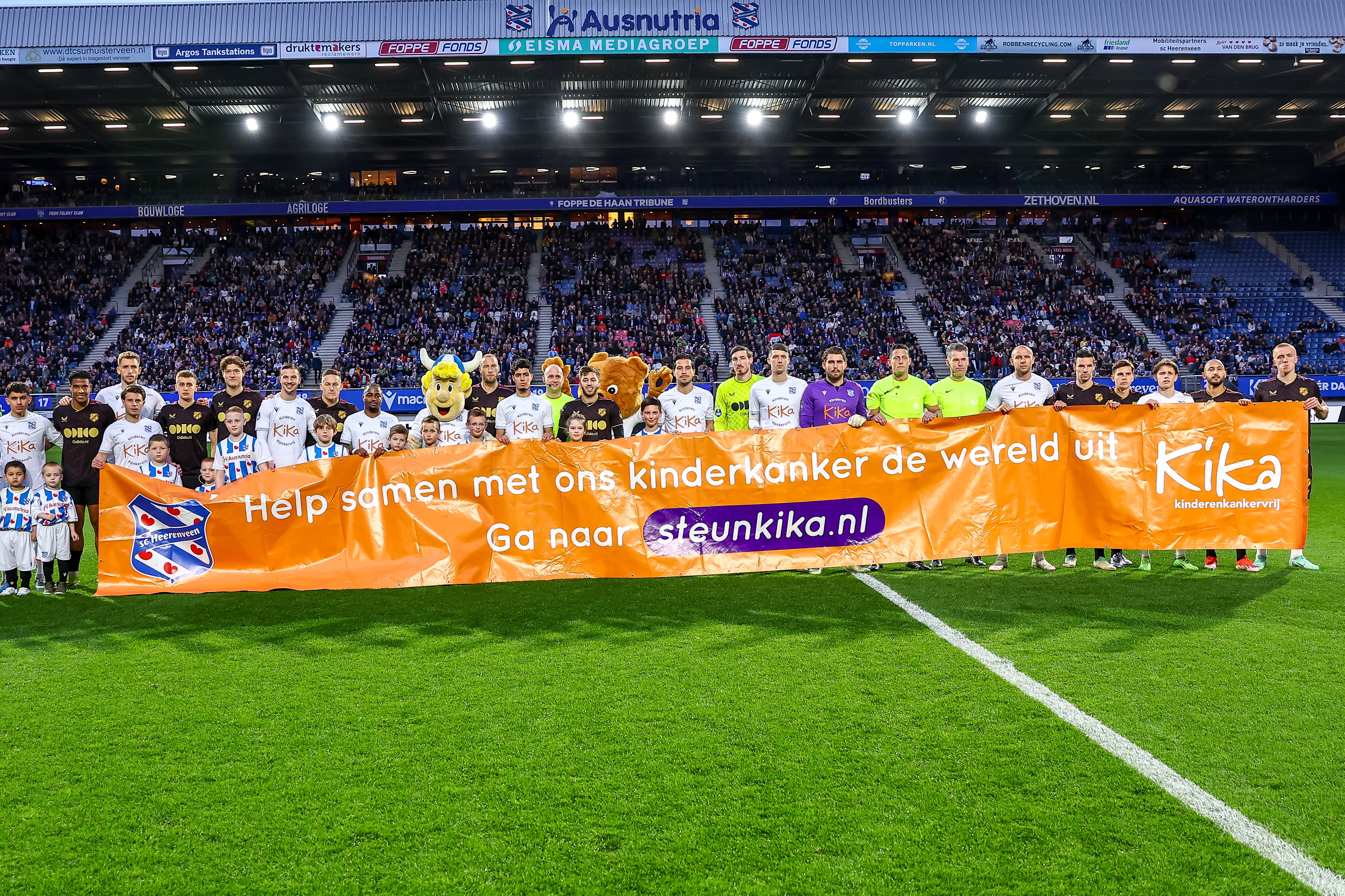 SC Heerenveen - FC Utrecht stond in het teken van KiKa (2024)