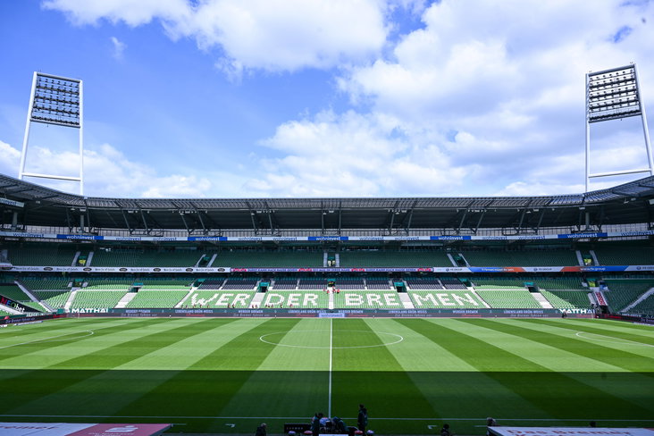 Het stadion van Werder Bremen