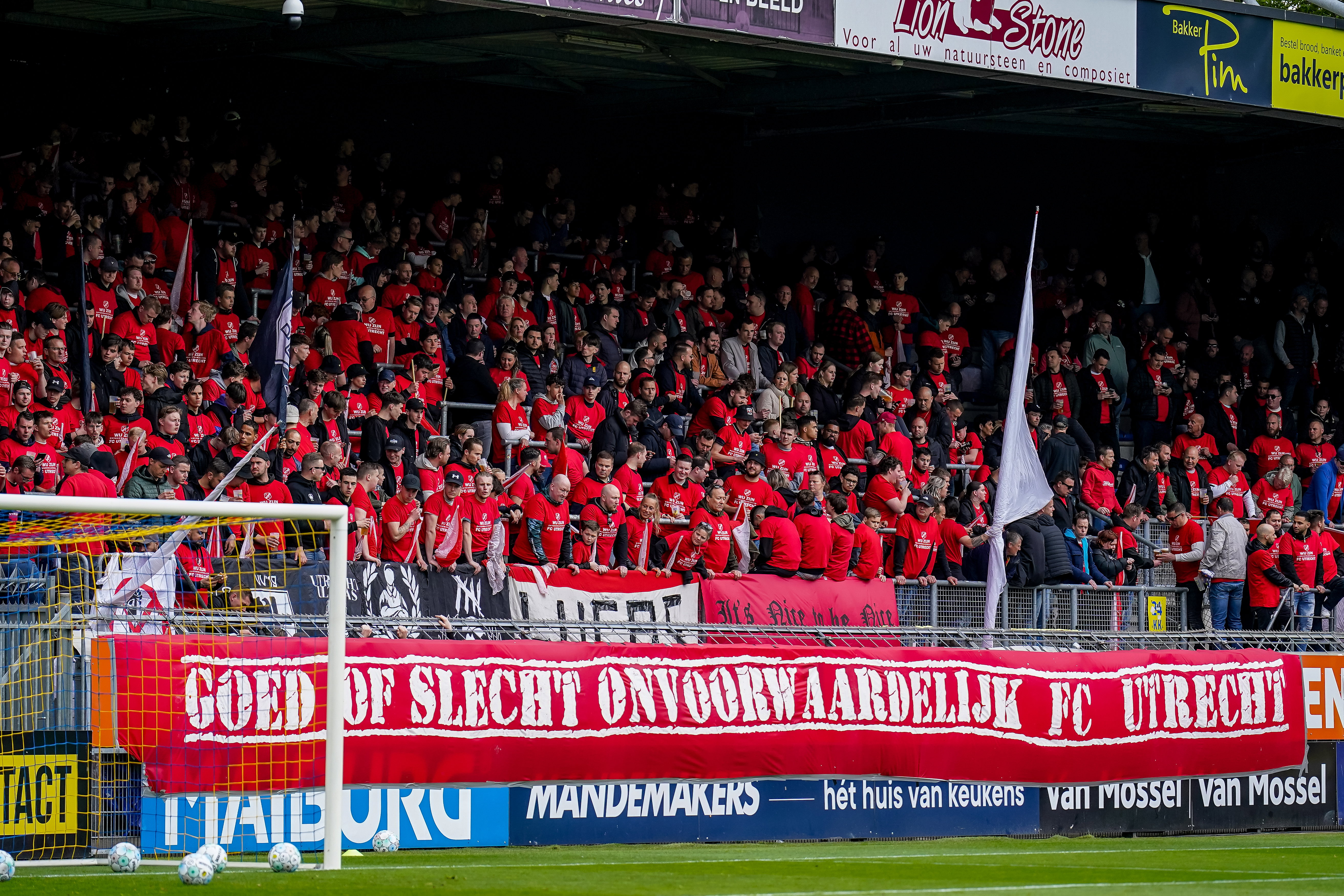 Het uitvak van FC Utrecht bij RKC Waalwijk