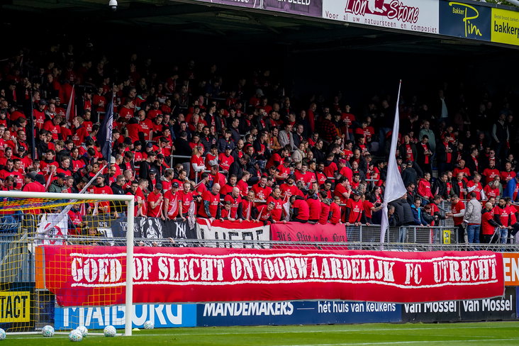 Het uitvak van FC Utrecht bij RKC Waalwijk