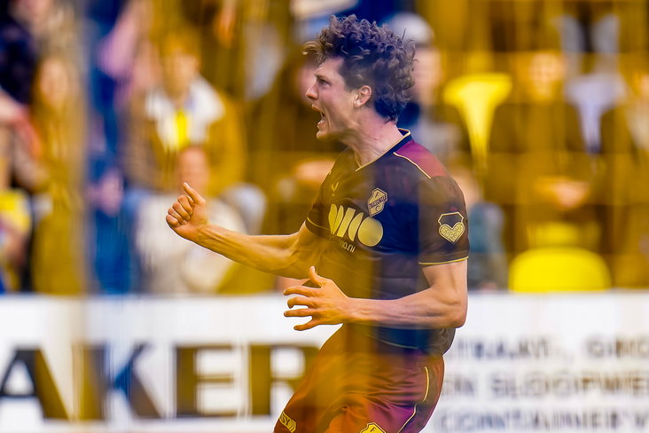 Sam Lammers juicht
