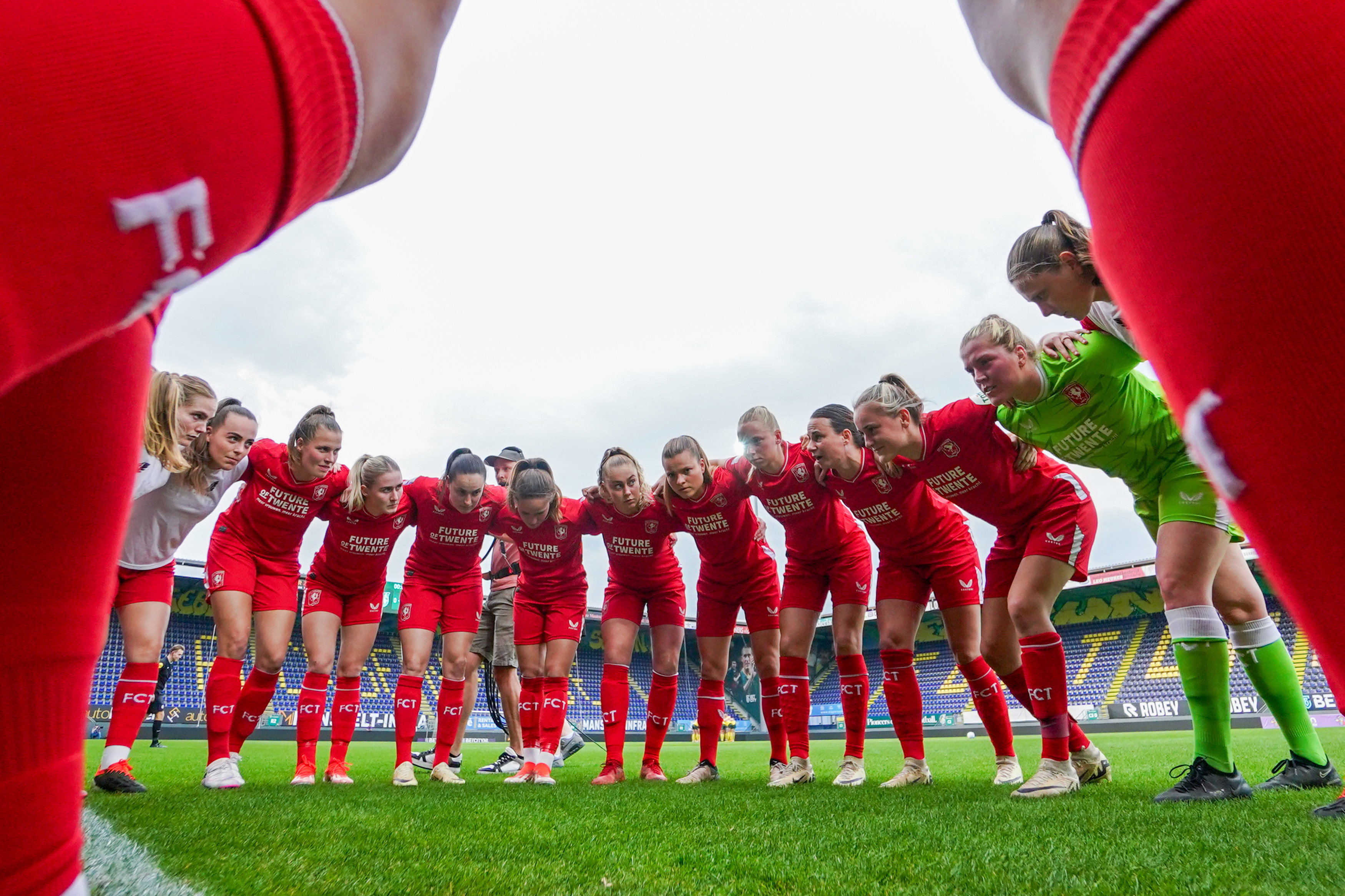 De speelsters van FC Twente