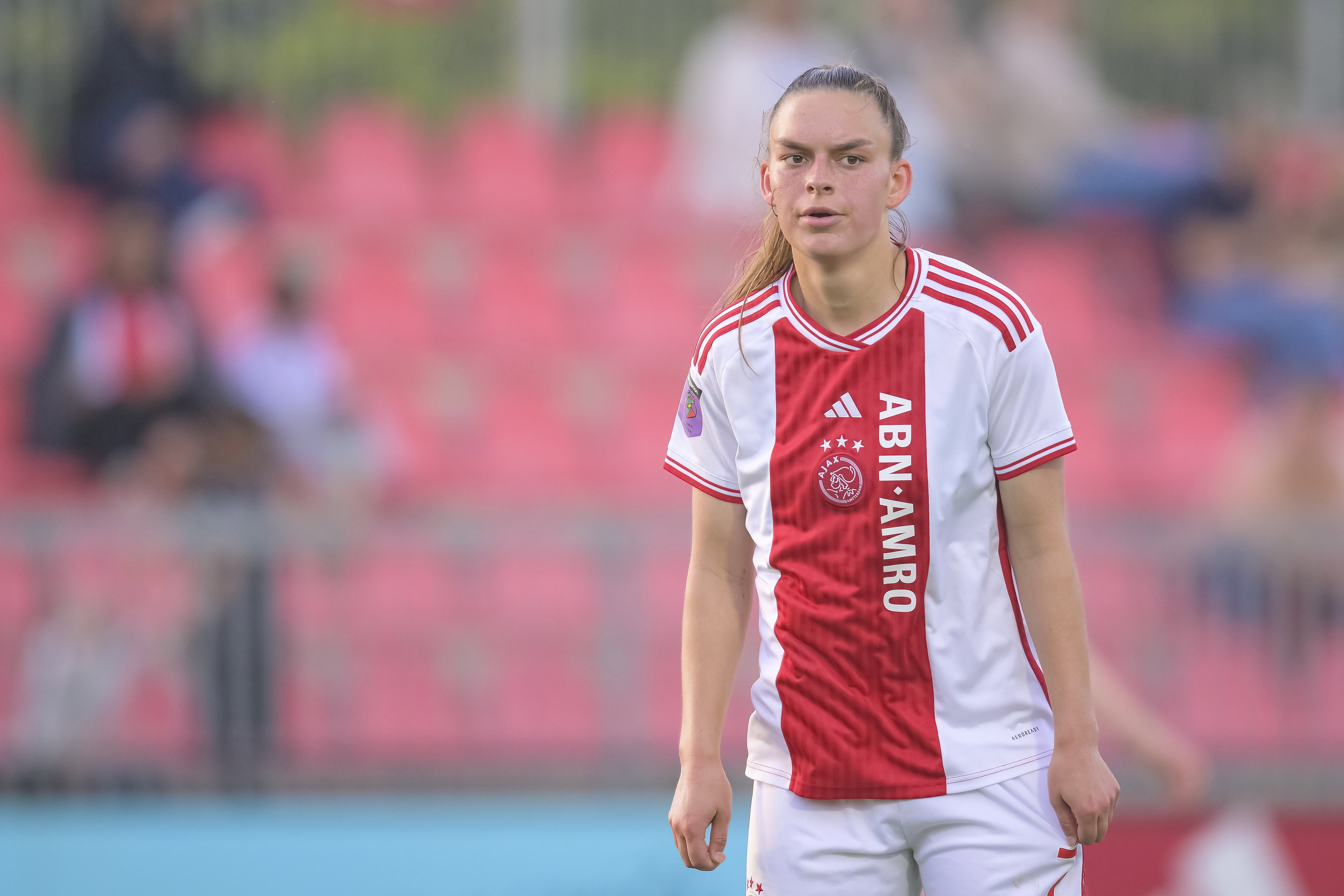 Romée Leuchter in het shirt van Ajax