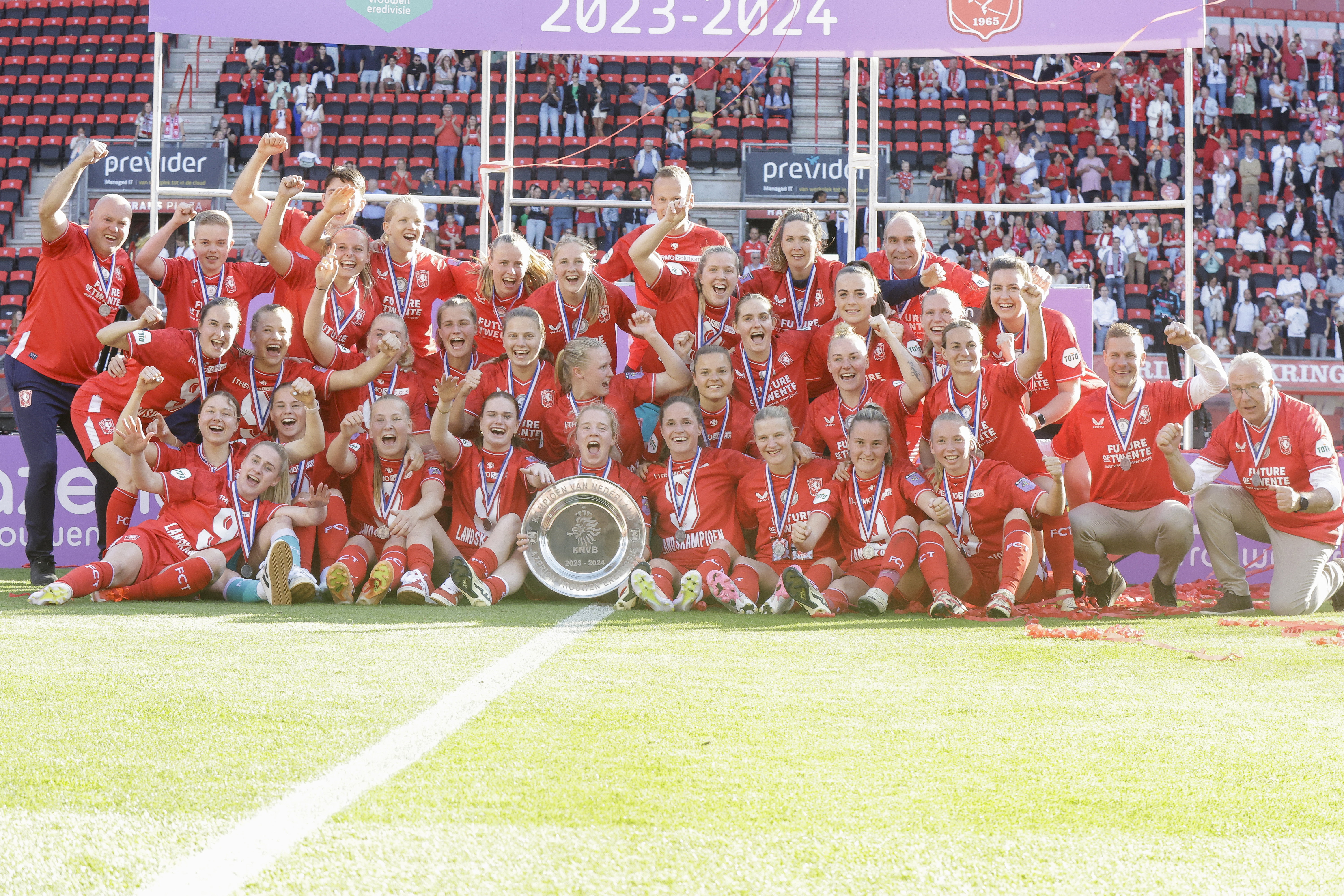 FC Twente is kampioen van de Azerion Vrouwen Eredivisie