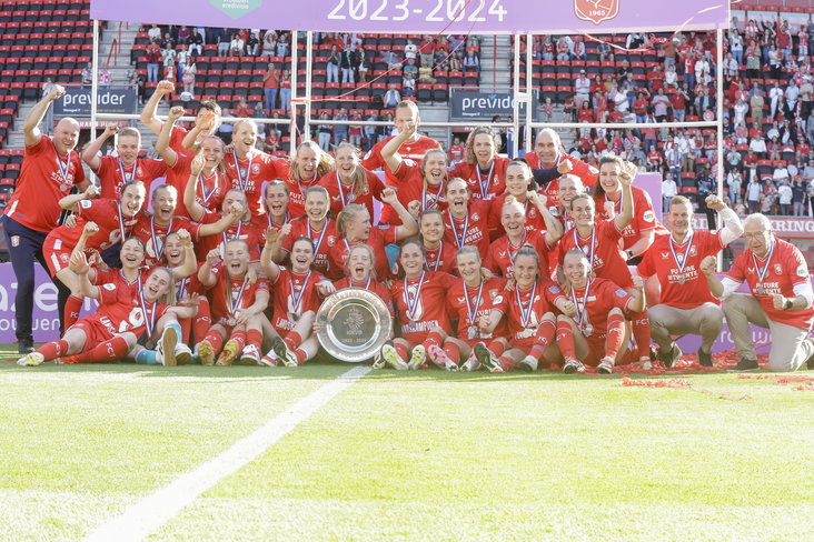 FC Twente is kampioen van de Azerion Vrouwen Eredivisie
