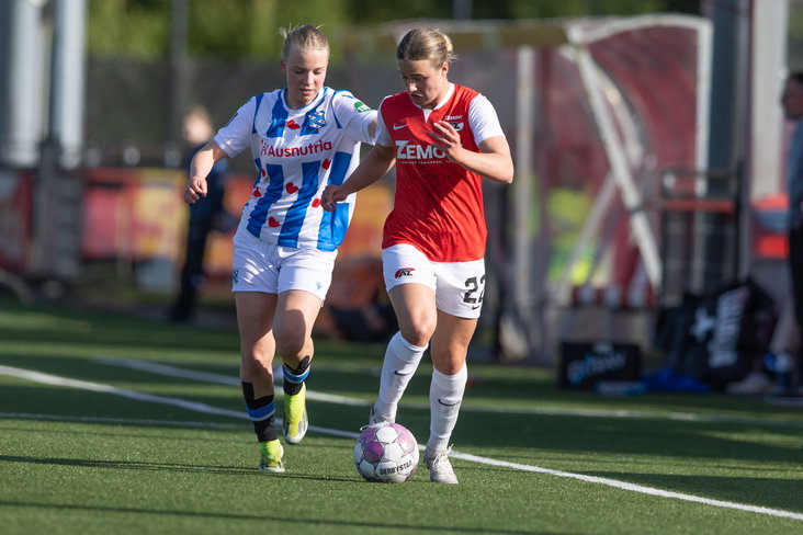Een duel tussen AZ en SC Heerenveen