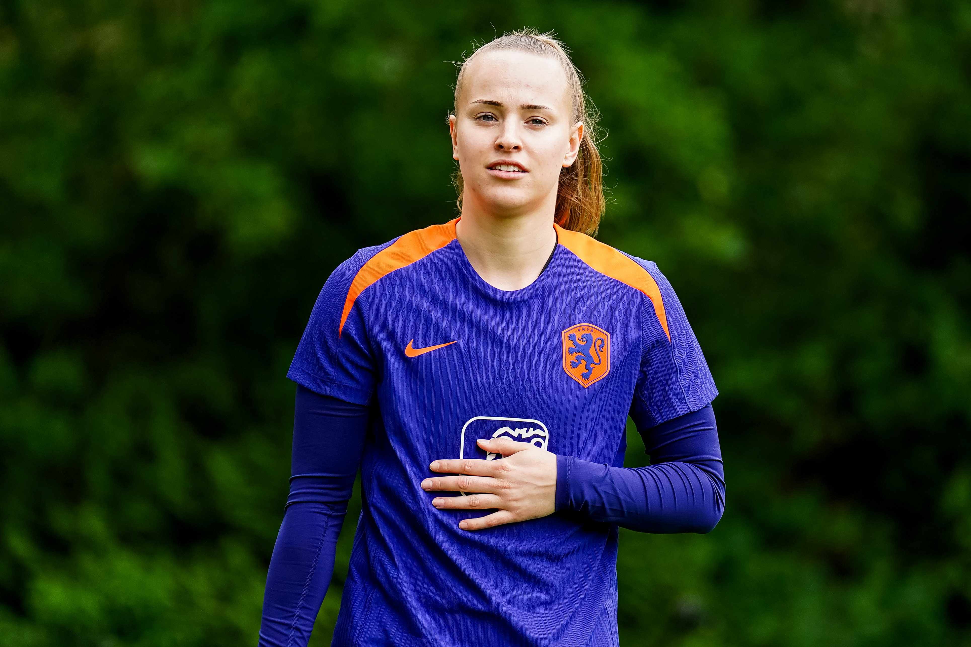 Daphne van Domselaar bij de OranjeLeeuwinnen