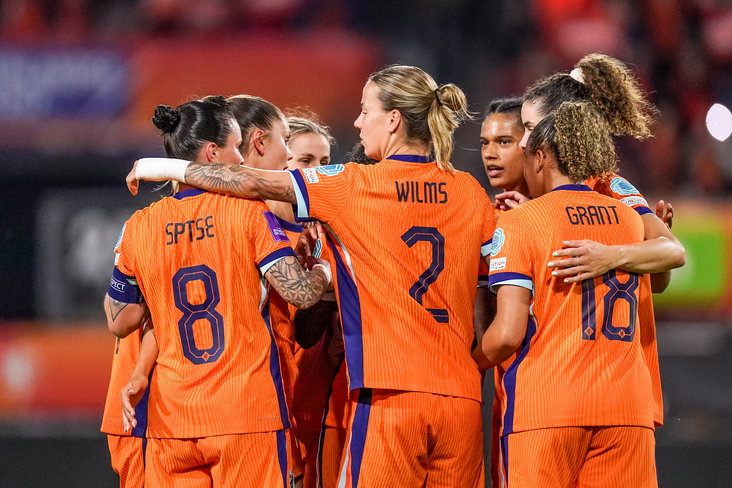 De OranjeLeeuwinnen juichen