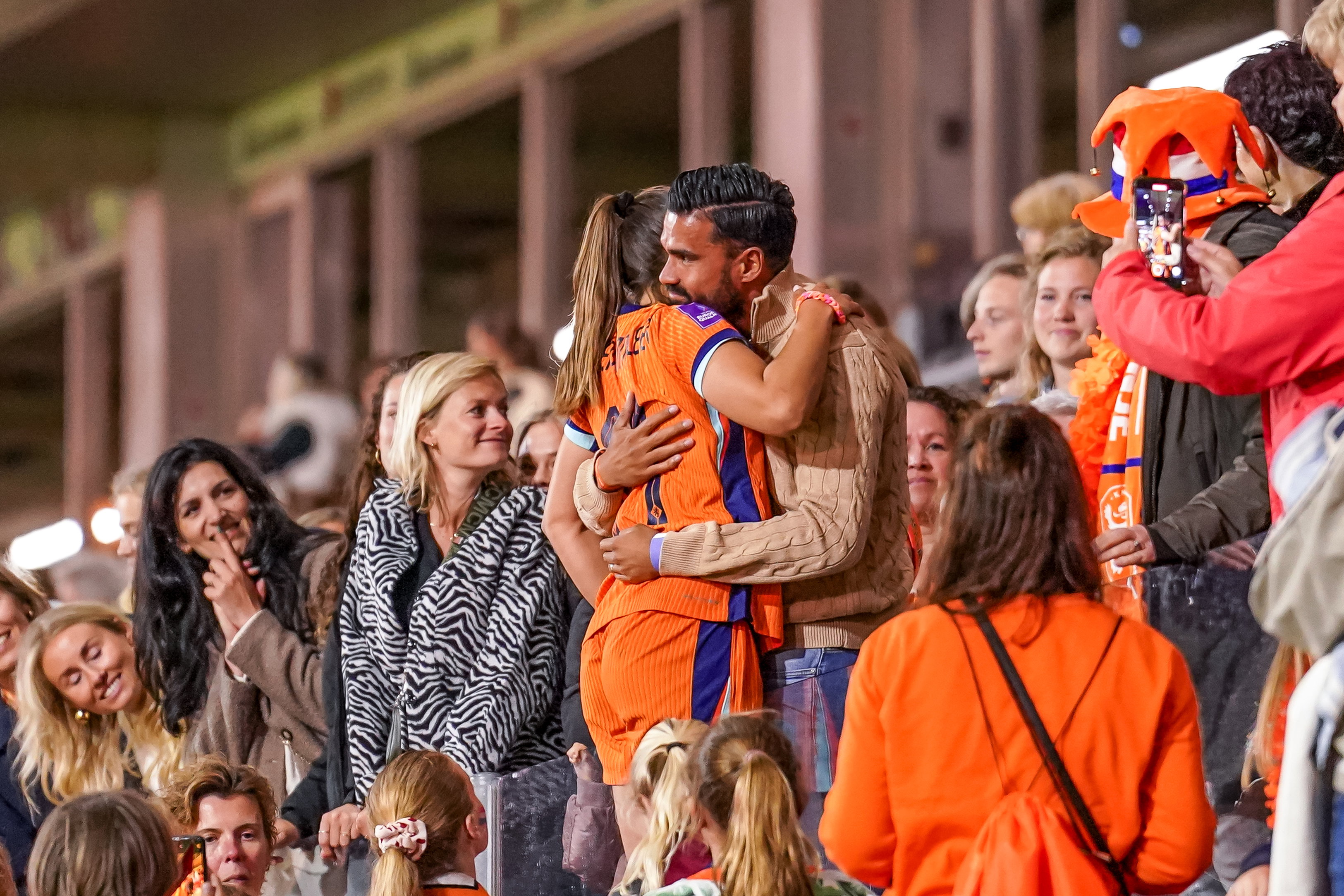 Lieke Martens en Benjamin van Leer
