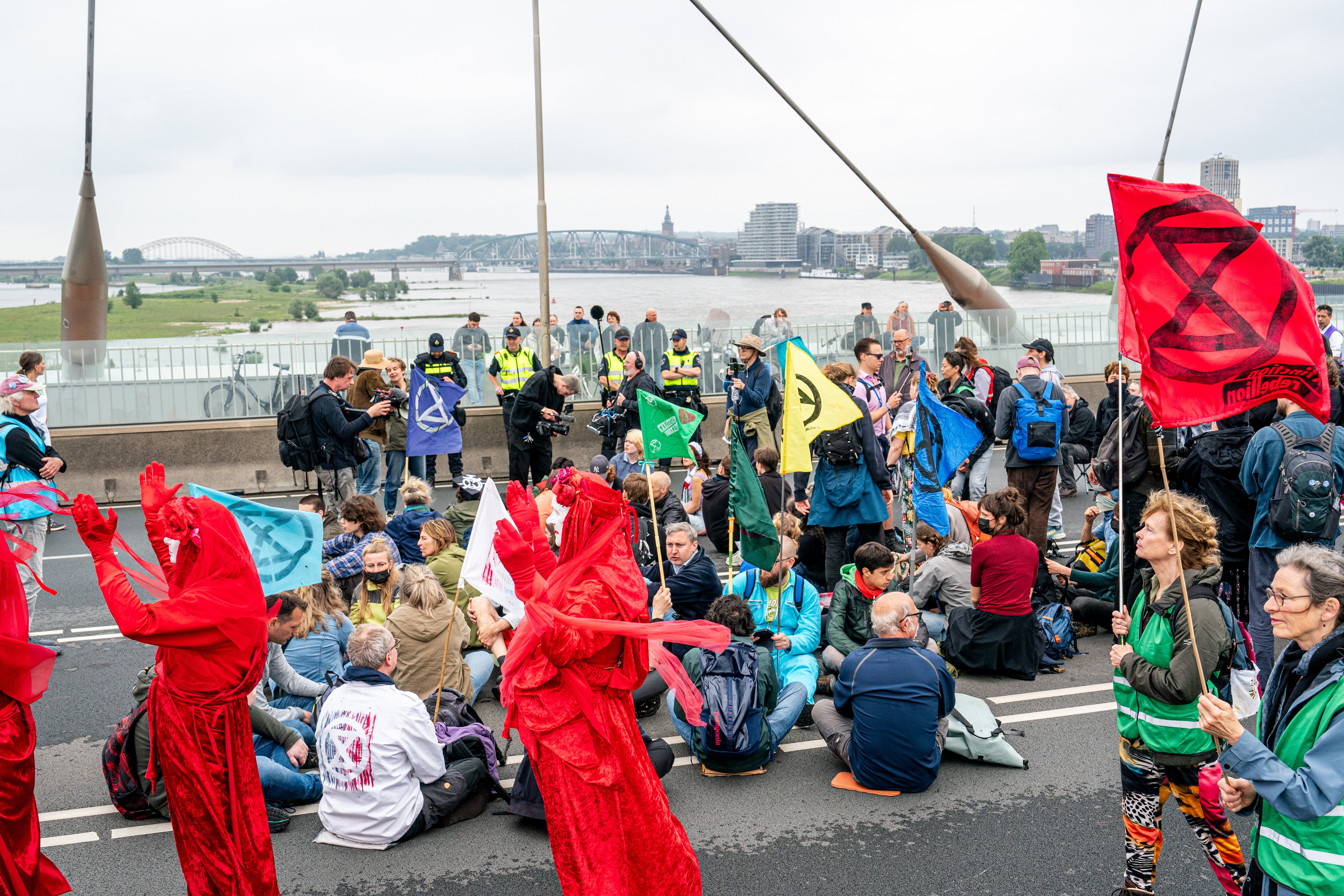 Een eerdere demonstratie van Extinction Rebellion
