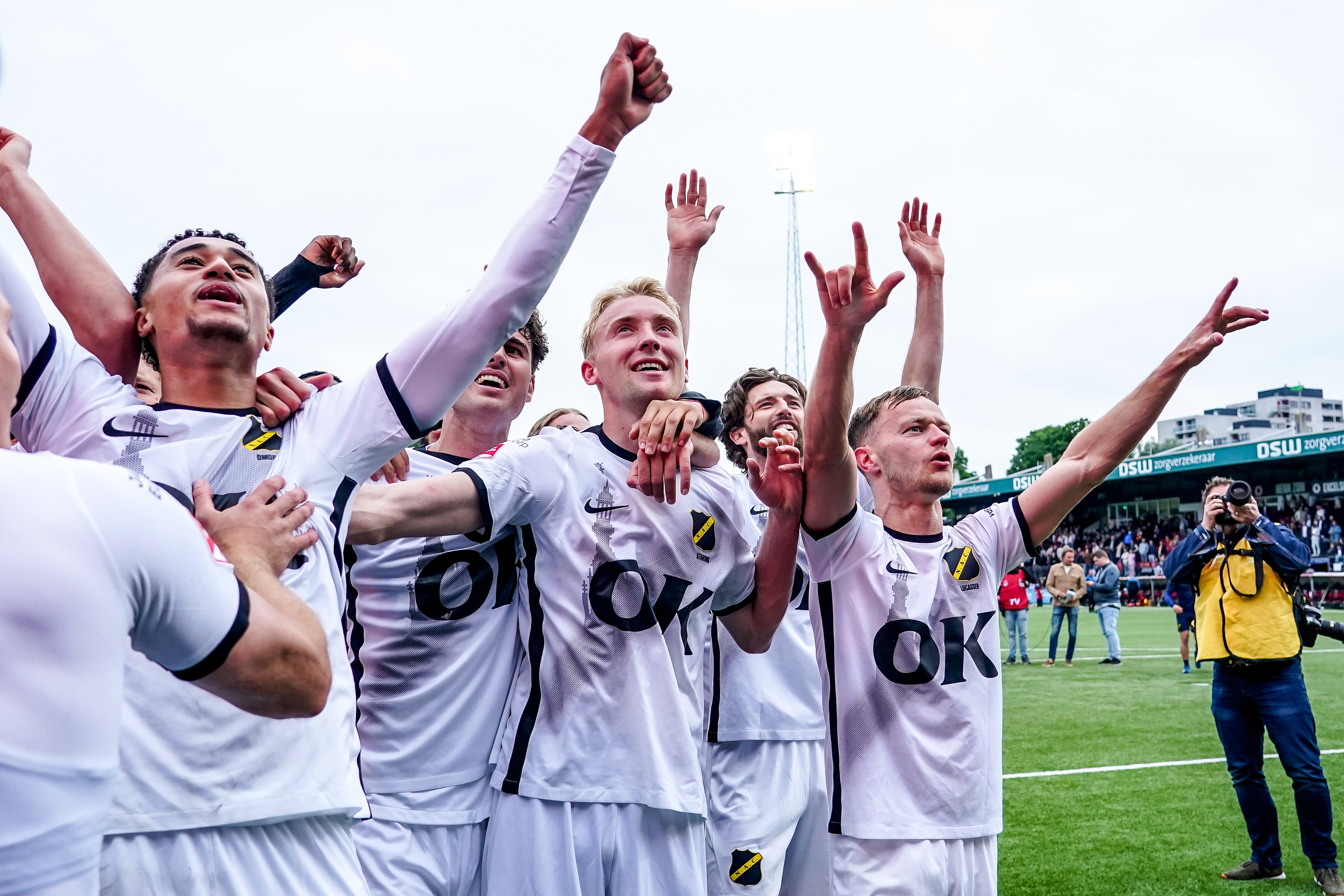 NAC viert de promotie naar de Eredivisie