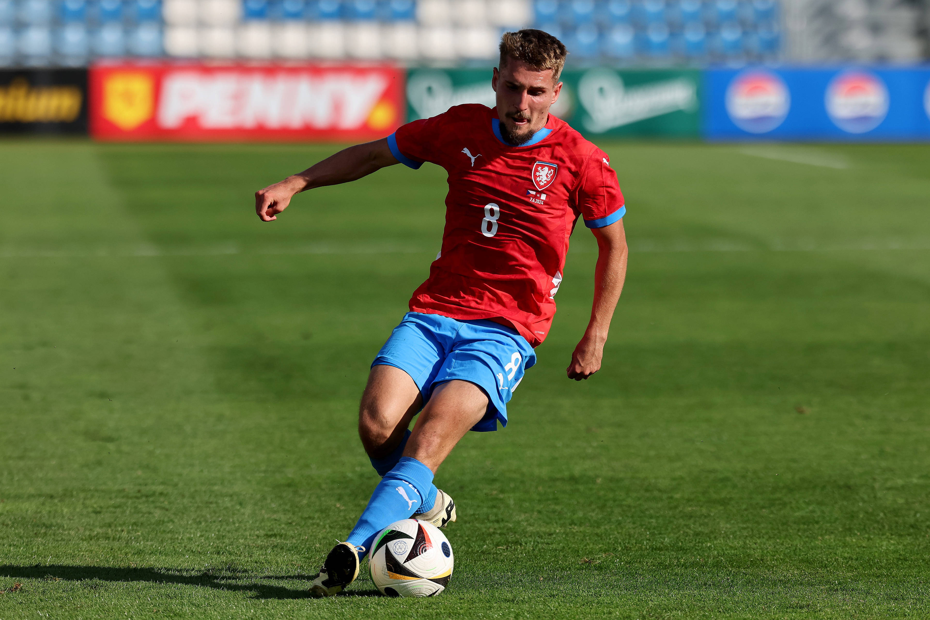 Michal Sadilek in het shirt van Tsjechië