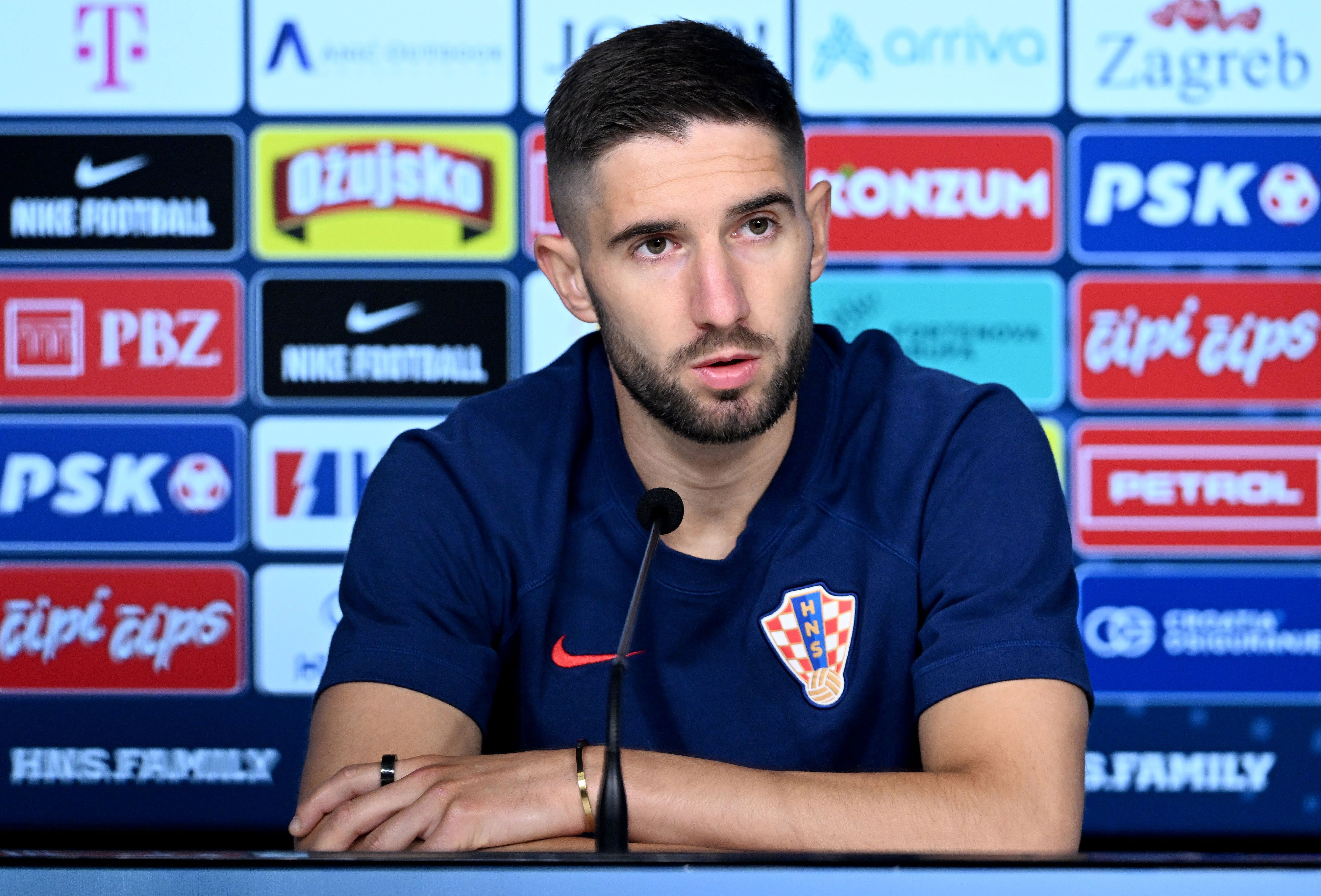 Luka Ivanusec bij Kroatië
