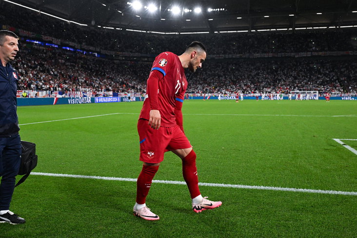 Filip Kostic loopt een blessure op