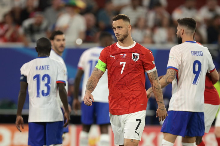 Marko Arnautovic na Oostenrijk - Frankrijk
