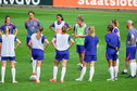 De OranjeLeeuwinnen trainen in Zeist