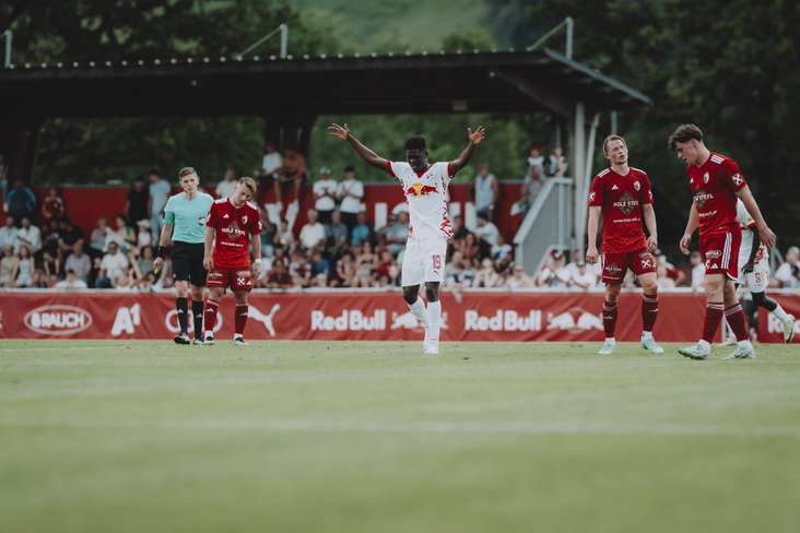 Karim Konate bij RB Salzburg