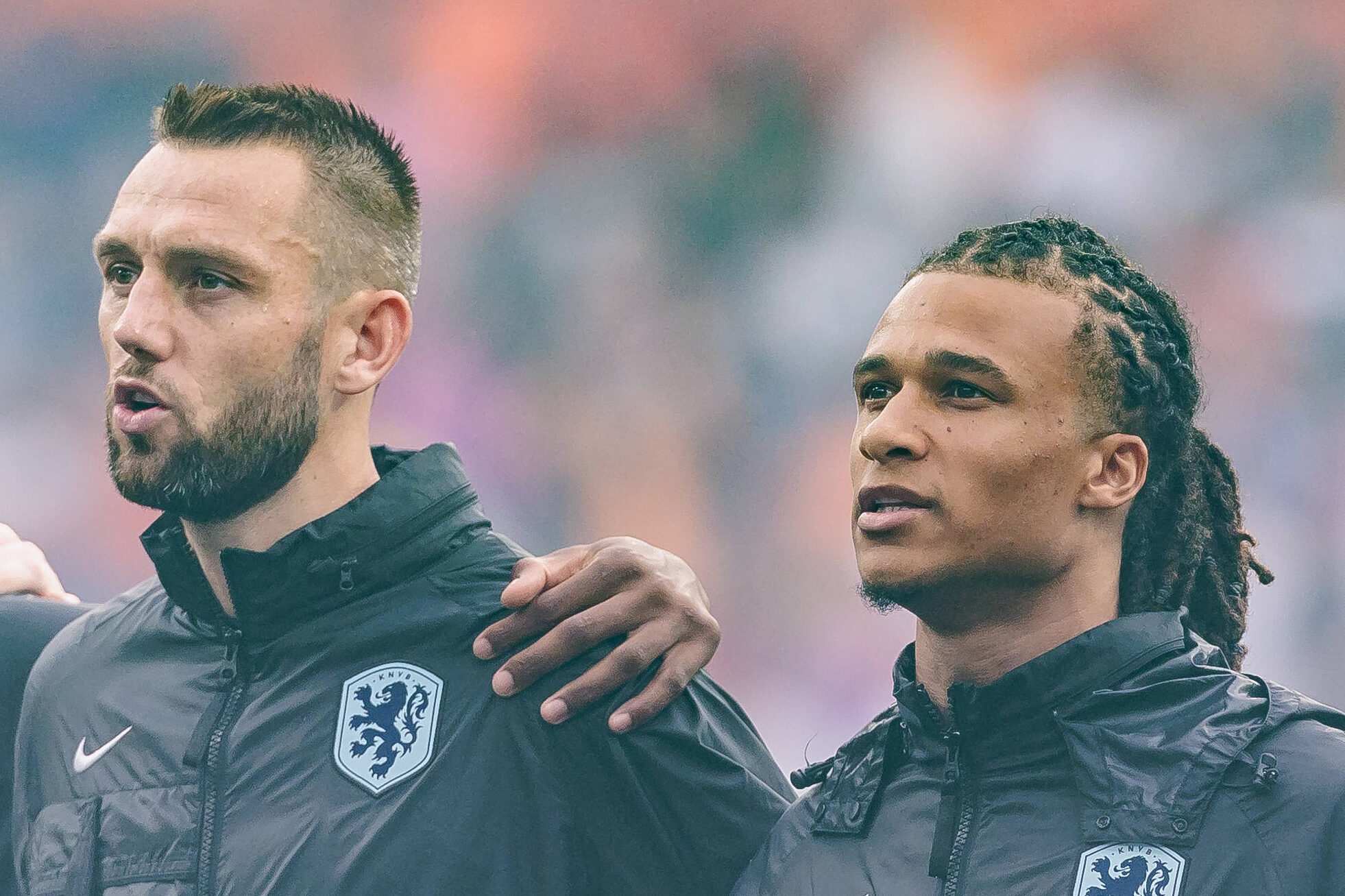 Stefan de Vrij en Nathan Aké