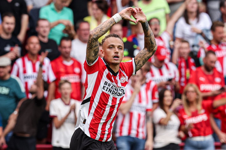 Noa Lang scoorde tegen Feyenoord