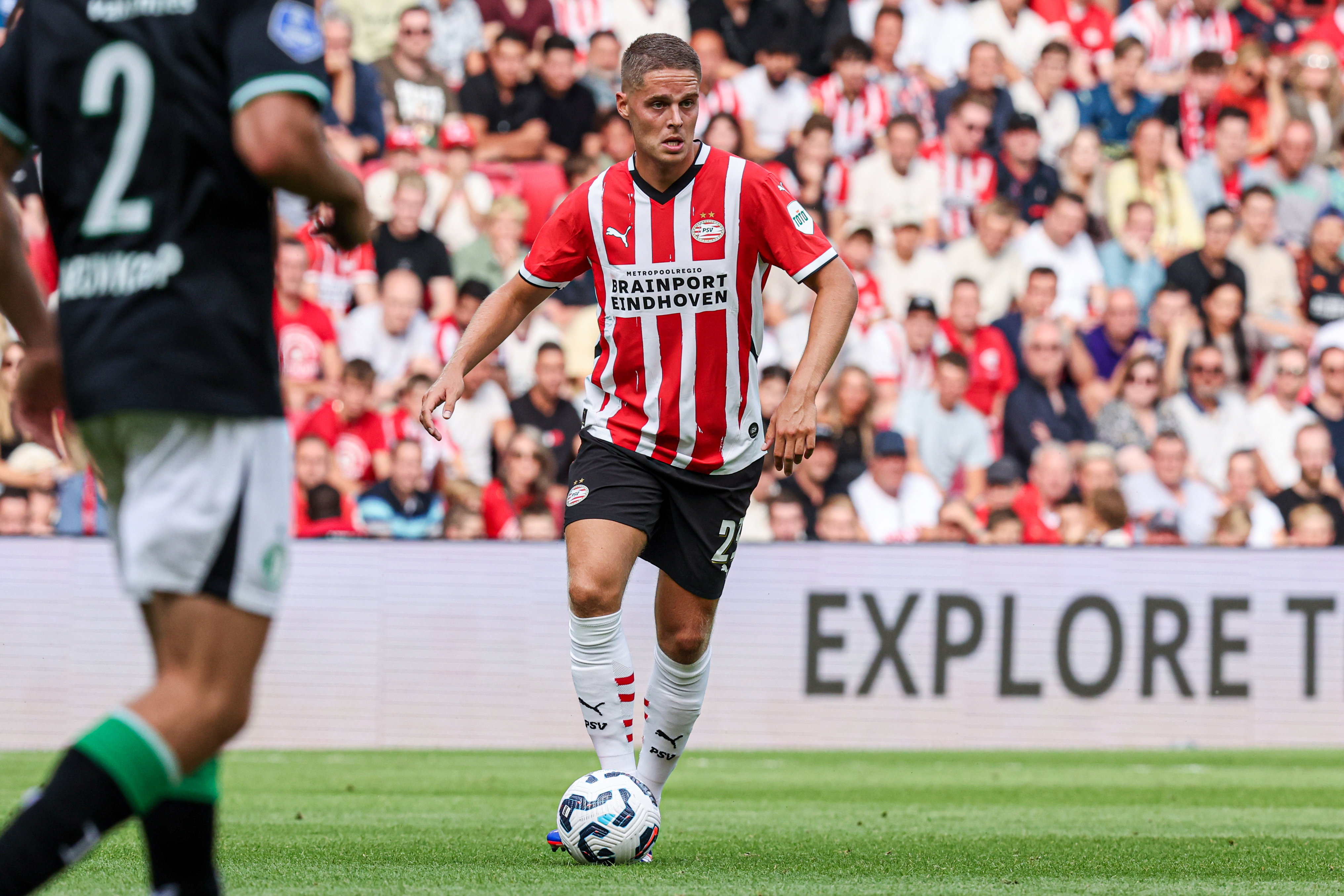 Joey Veerman tegen Feyenoord