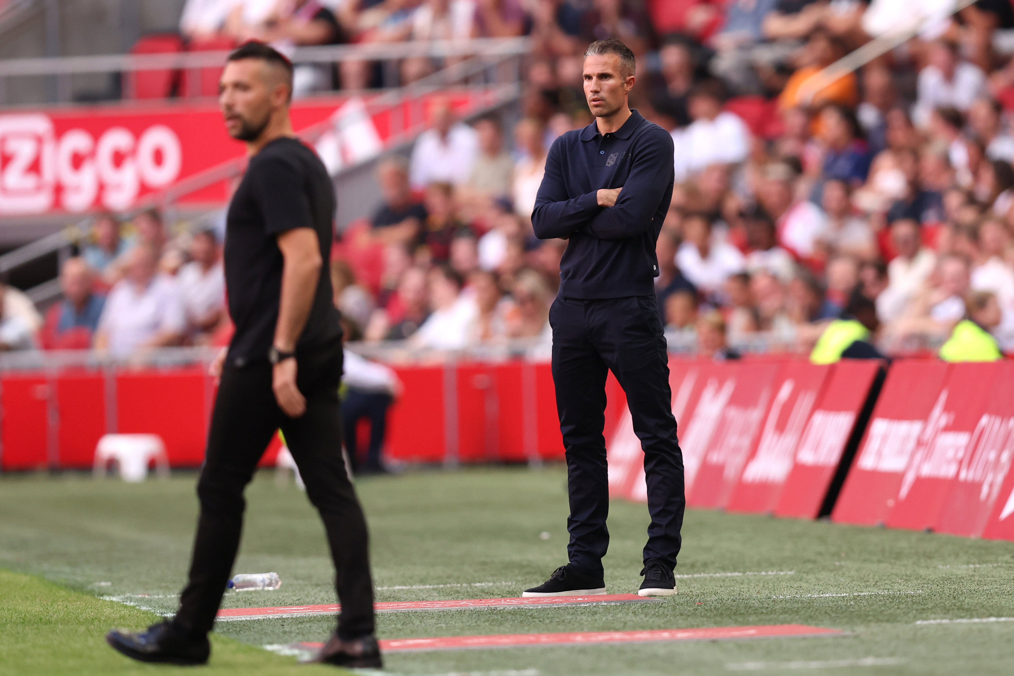 Francesco Farioli en Robin van Persie
