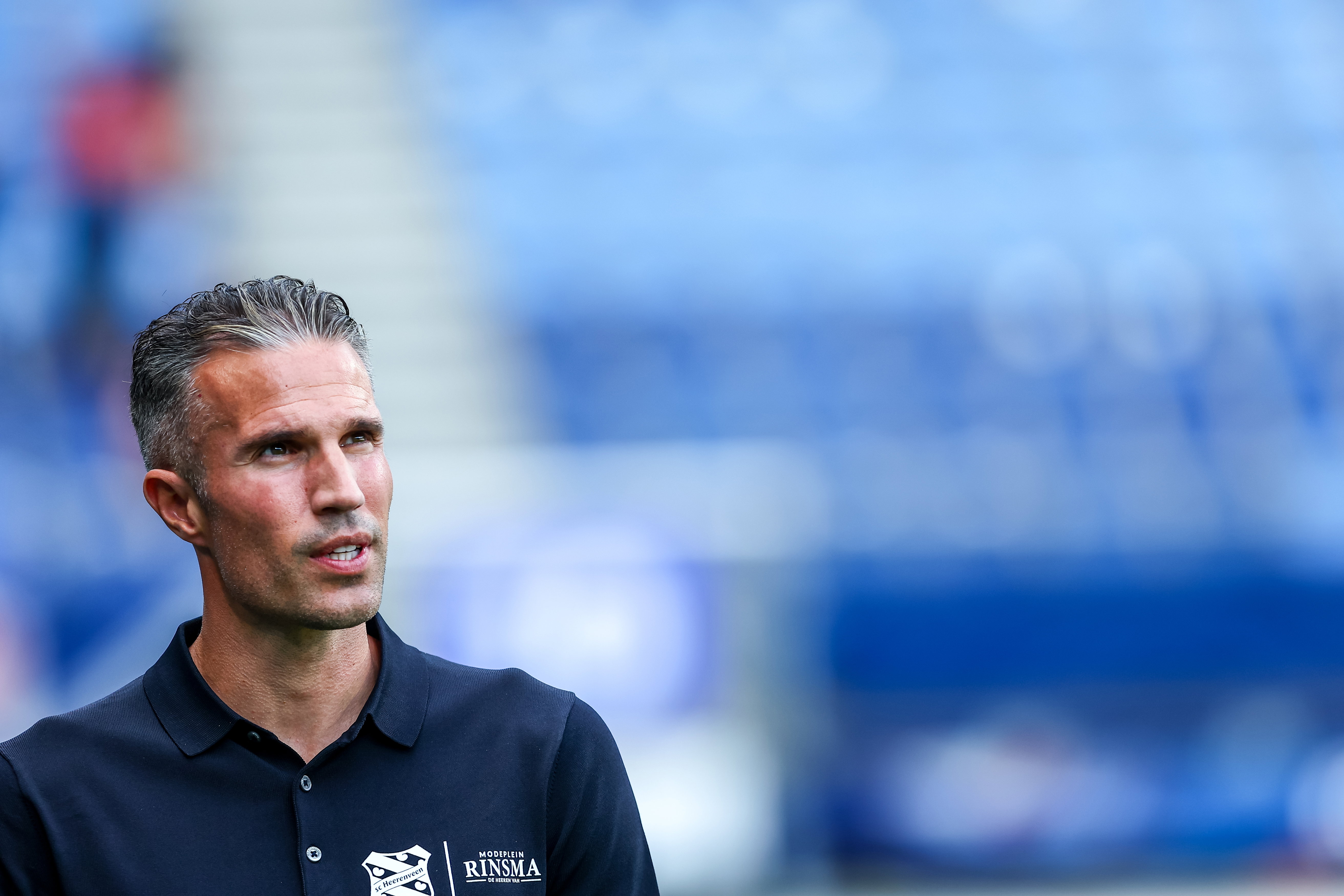 Robin van Persie in het Abe Lenstra Stadion
