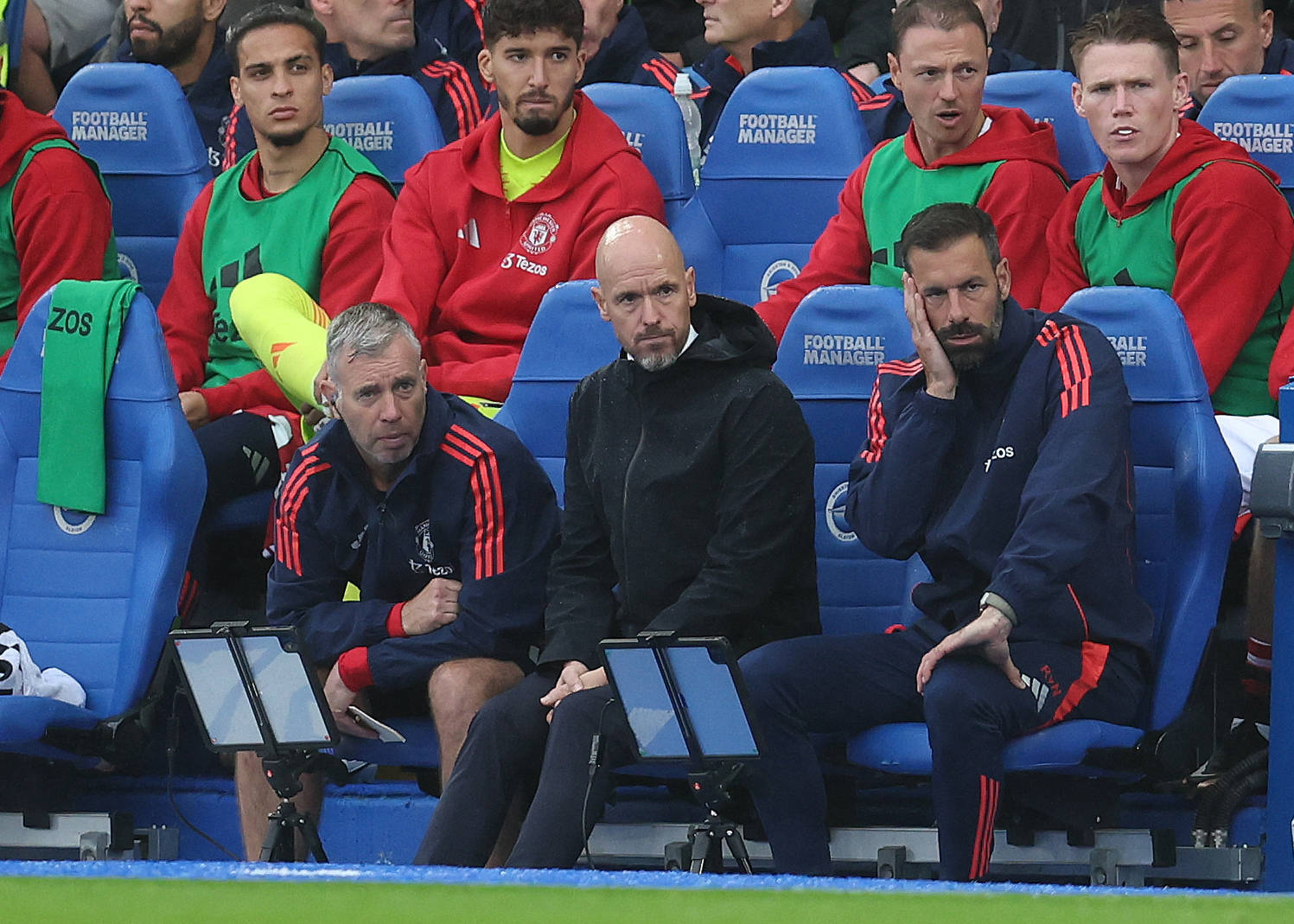 Rene Hake, Erik ten Hag en Ruud van Nistelrooij