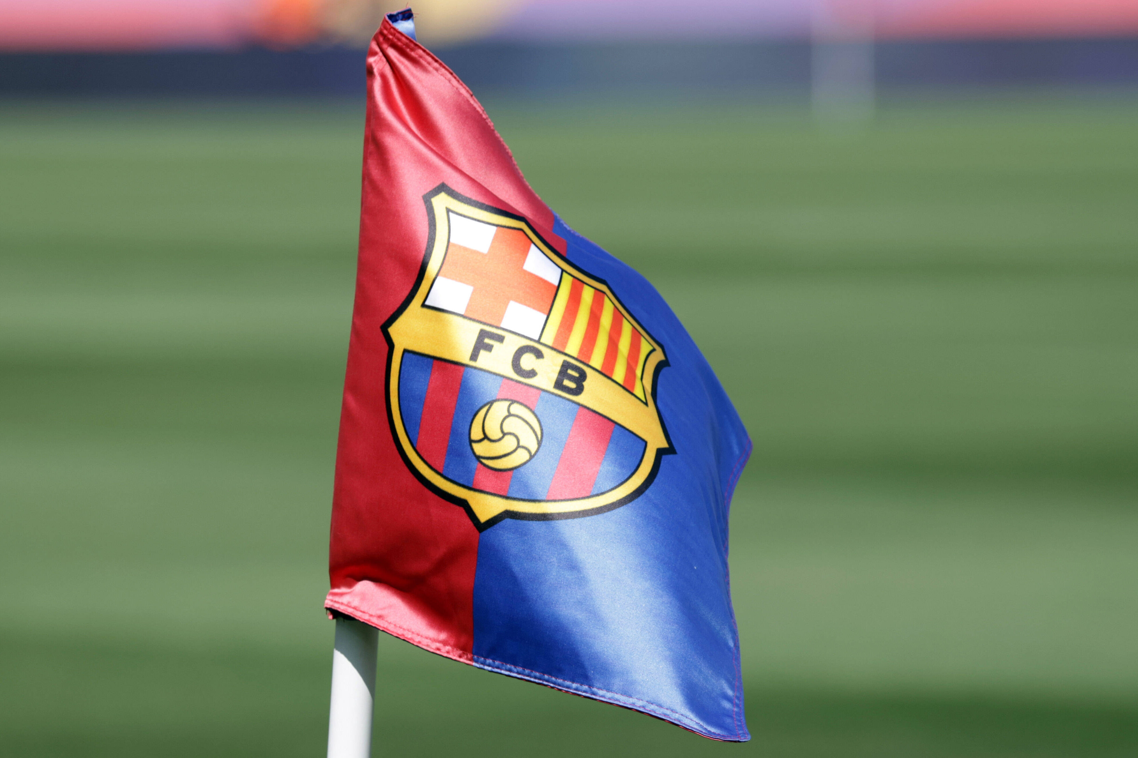 Het logo van FC Barcelona