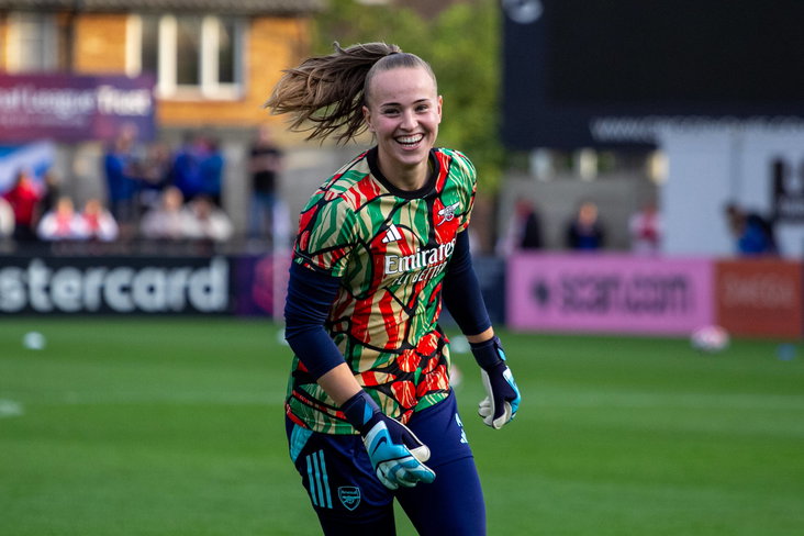 Daphne van Domselaar bij Arsenal