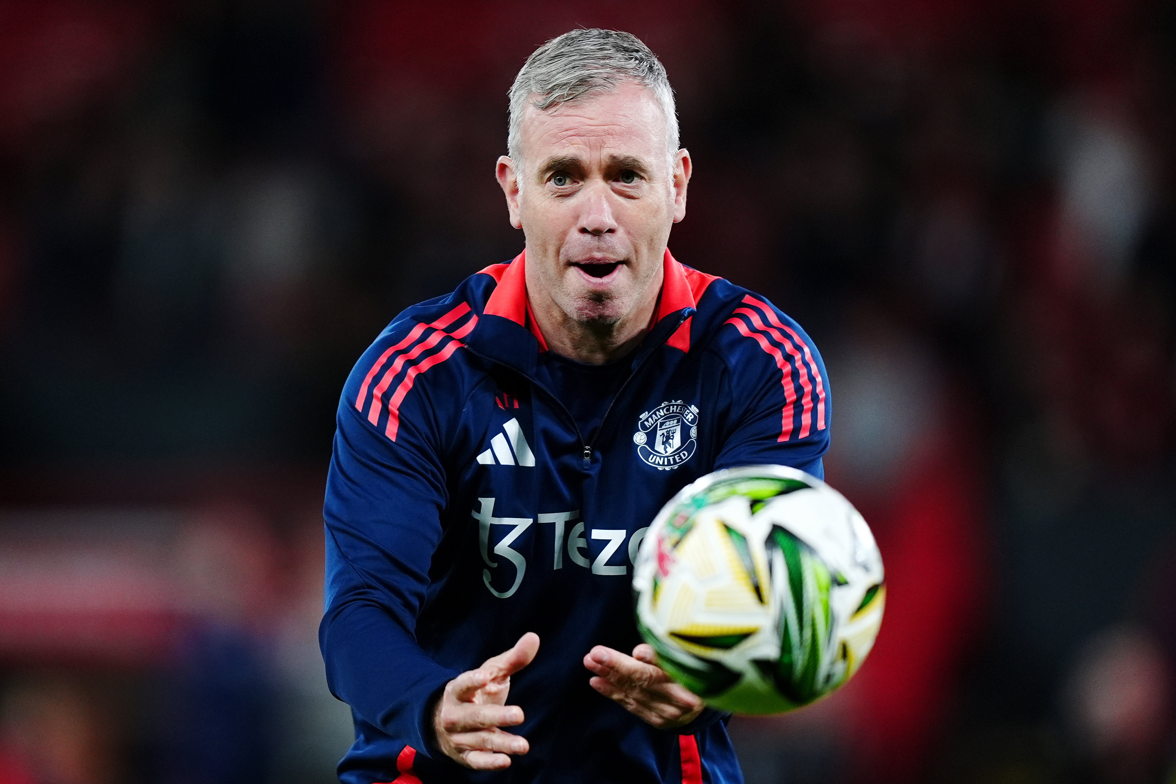 René Hake namens Manchester United