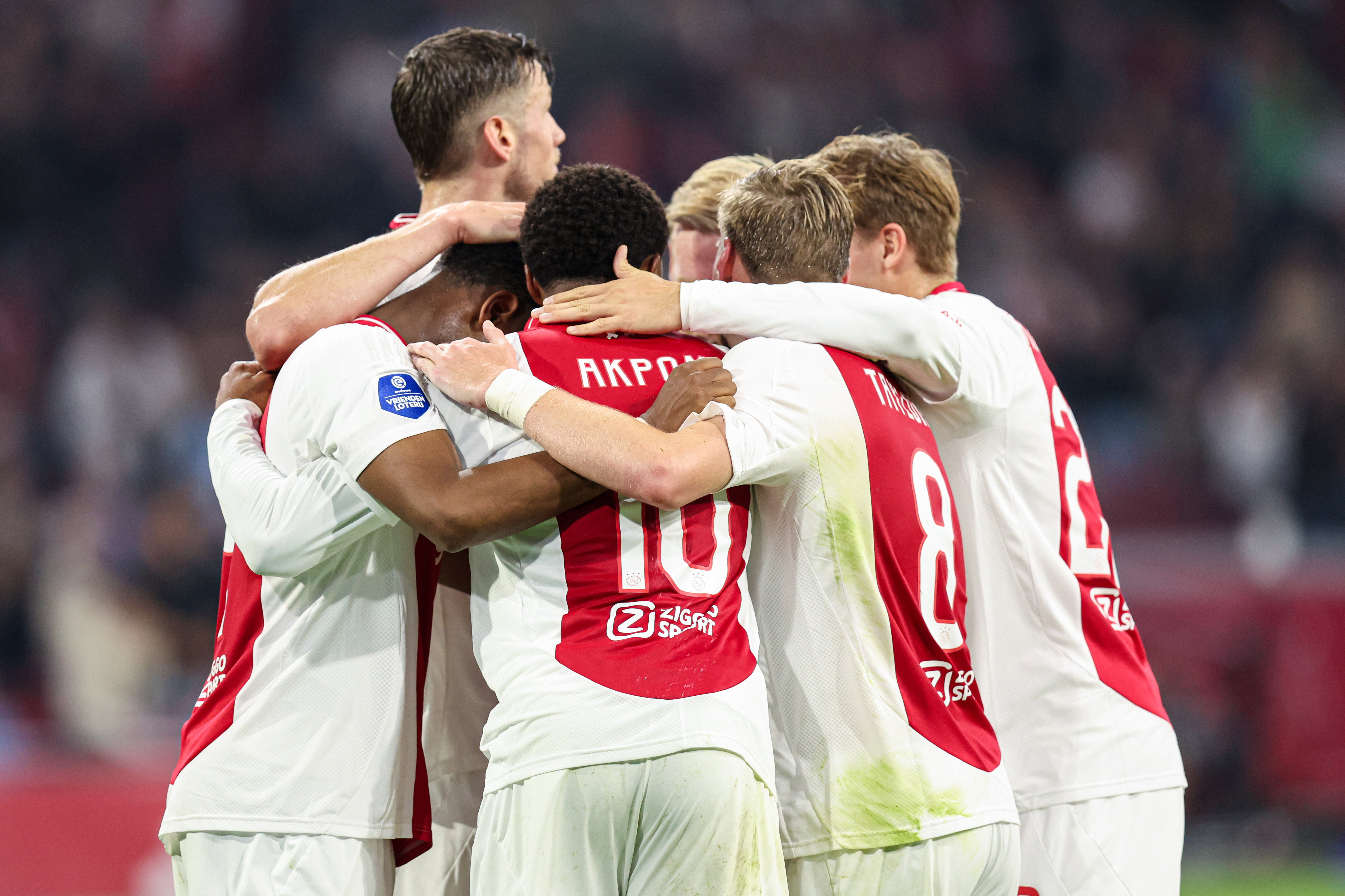 Ajax viert een goal
