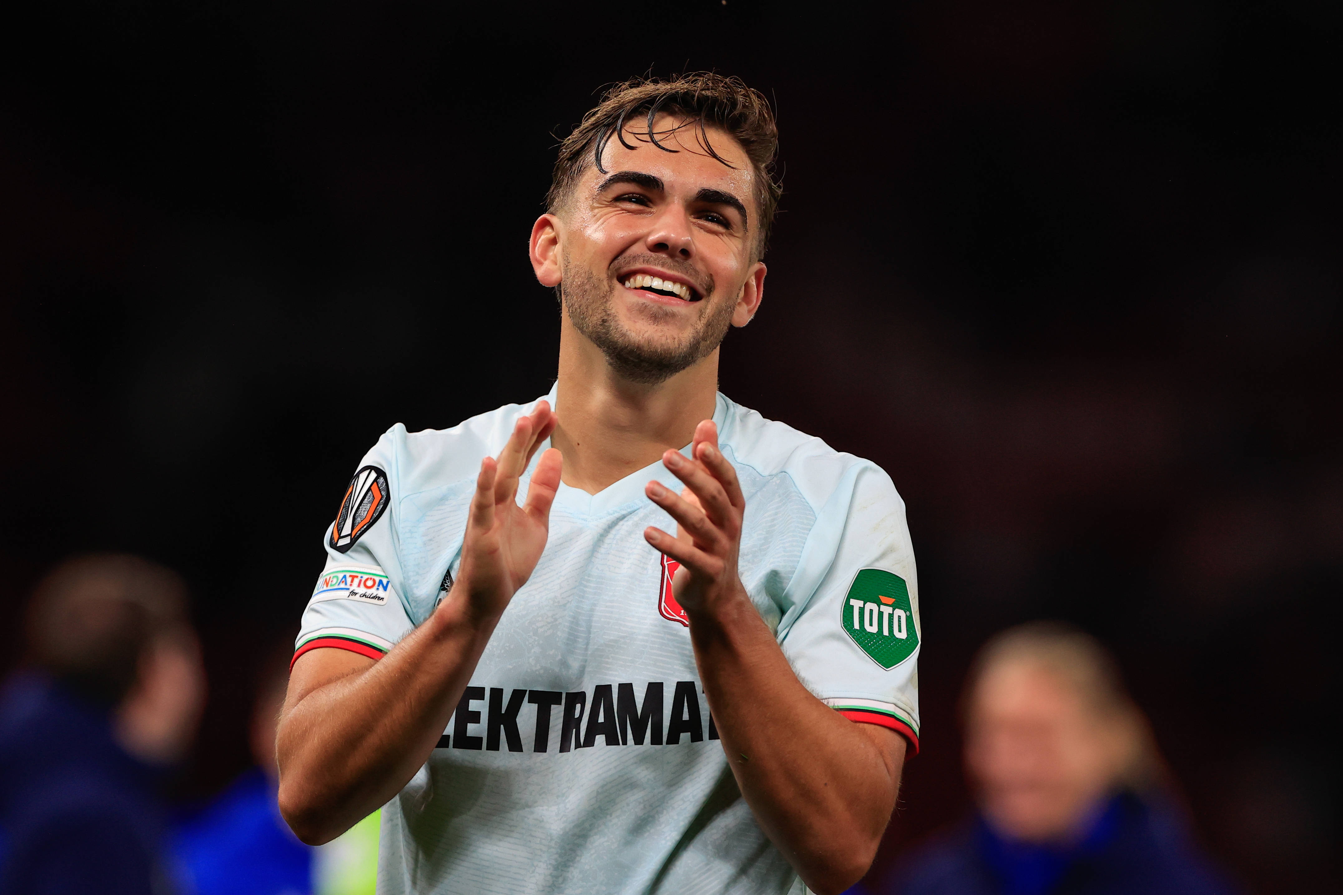 Bart van Rooij op Old Trafford