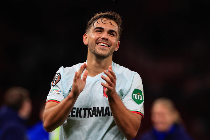 Bart van Rooij op Old Trafford